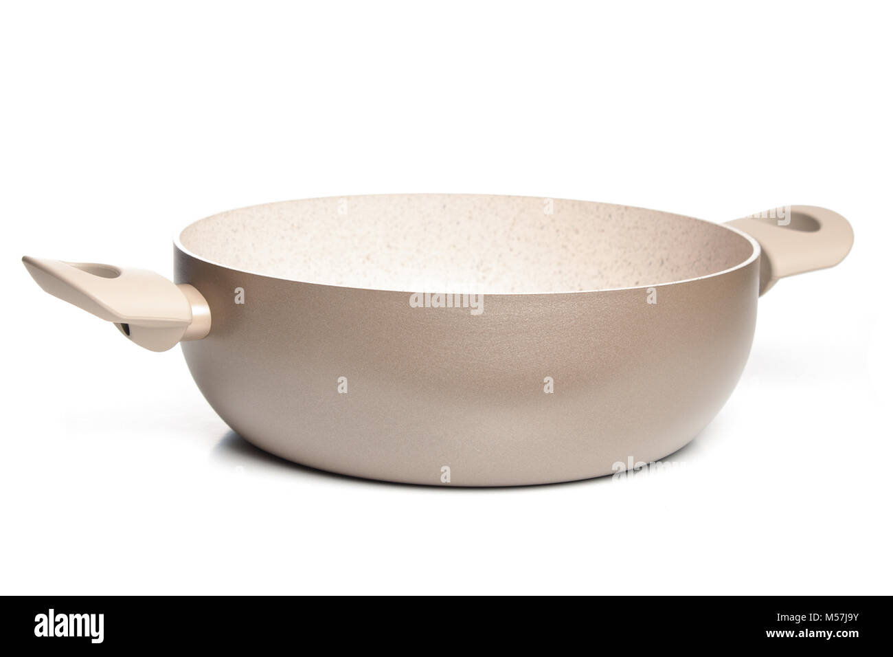 Fry Pan Ceramic Coating in White background Stock Photo Alamy