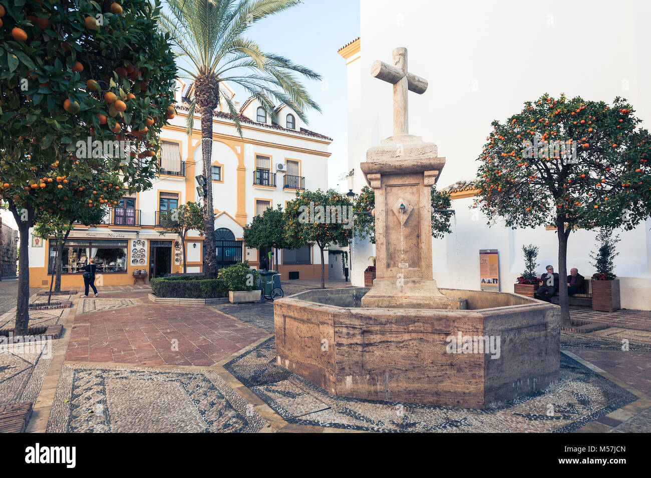 Marbella old town winter hi-res stock photography and images - Alamy