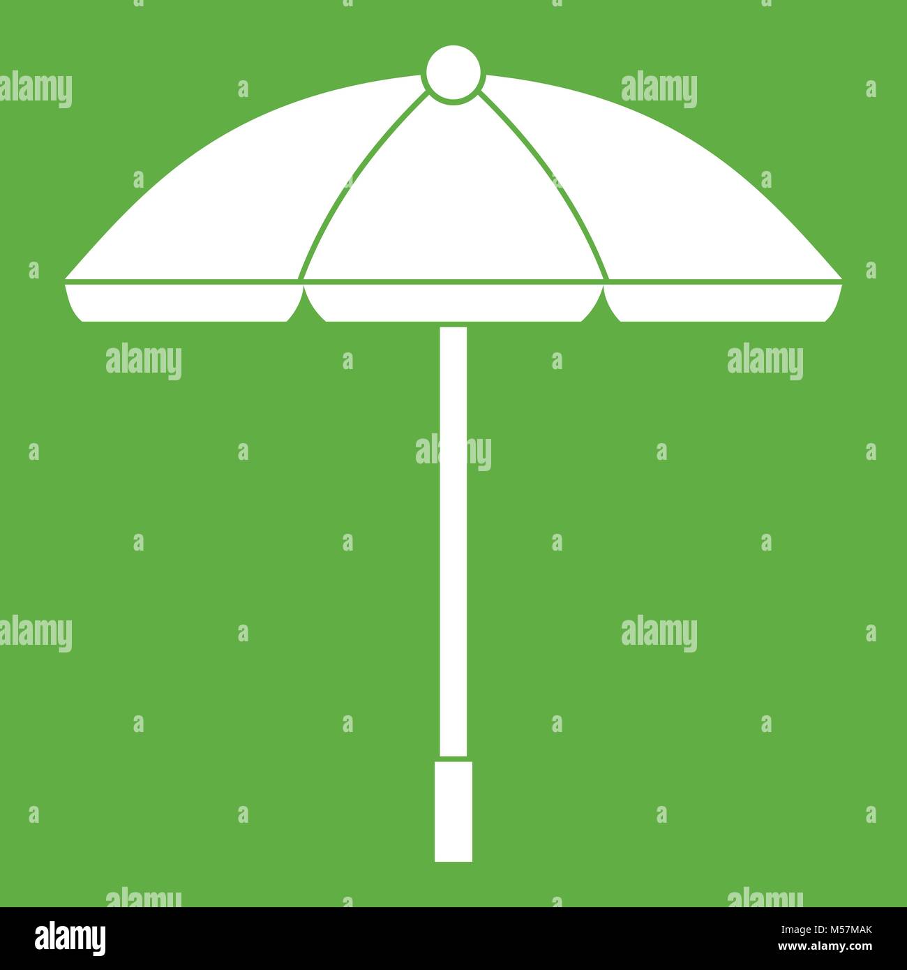 Sun umbrella icon green Stock Vector Image & Art - Alamy