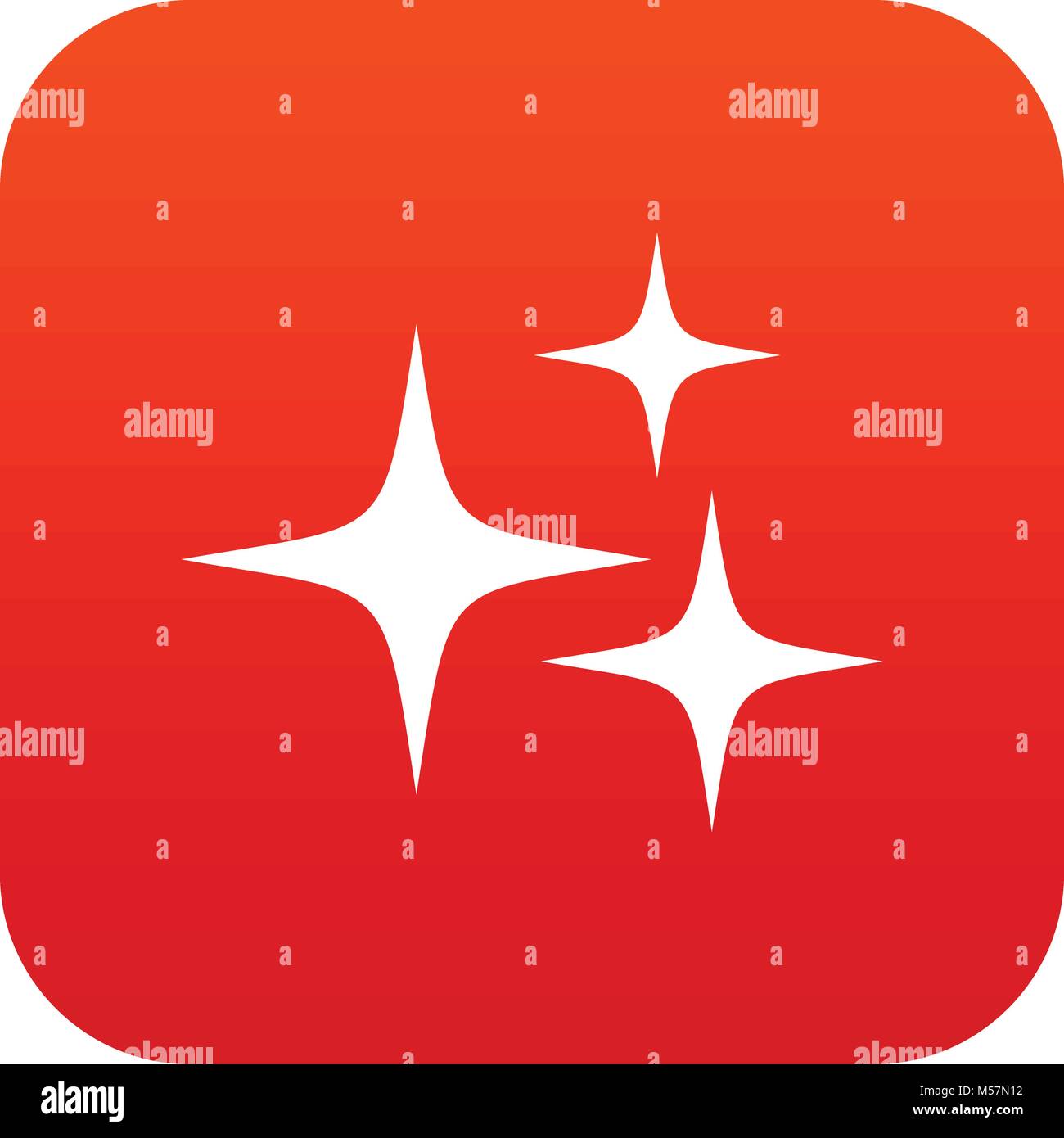 Stars icon digital red Stock Vector Image & Art - Alamy