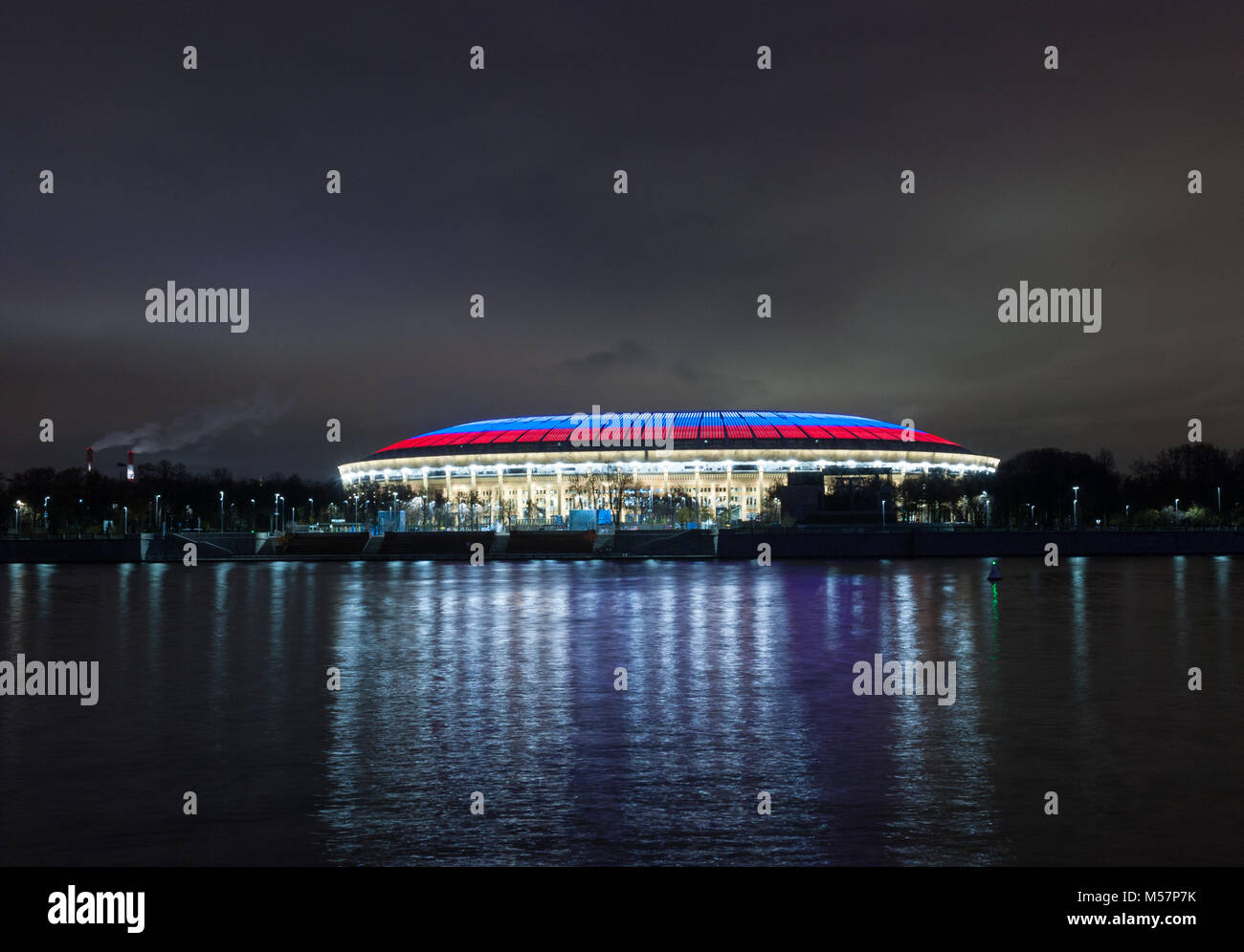 November 4, 2017 Moscow, Russia. Luzhniki stadium in Moscow, where the