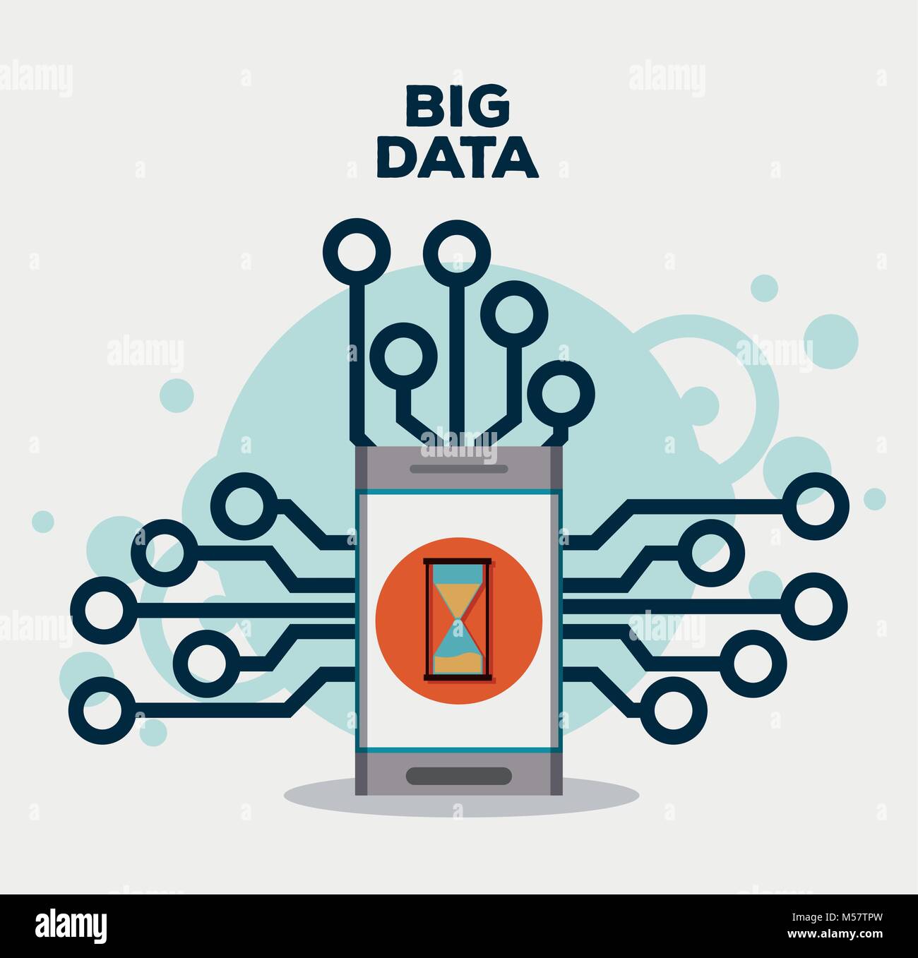 Big data technology Stock Vector Image & Art - Alamy