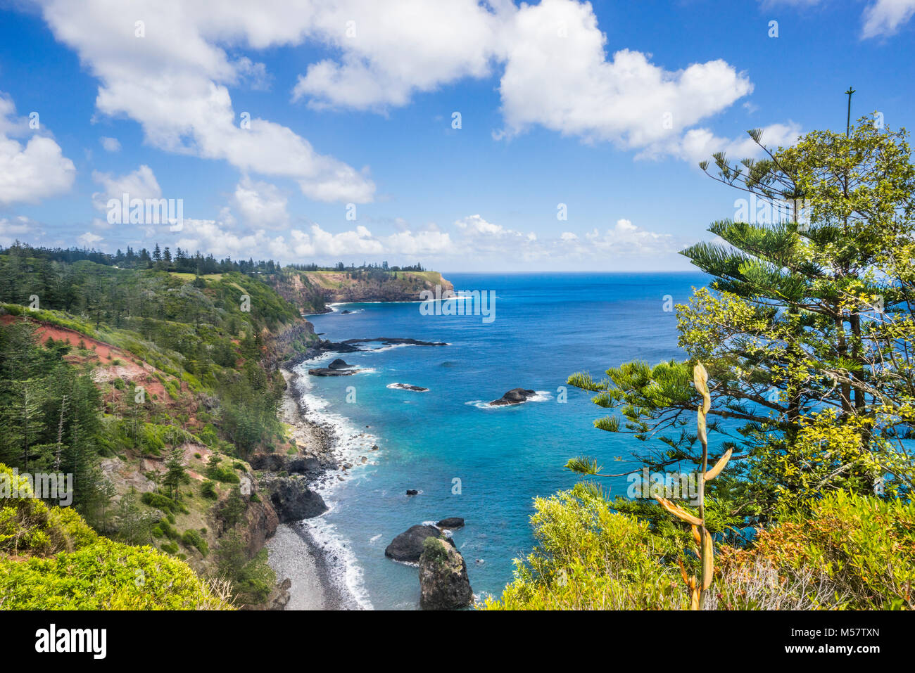 Norfolk Island, Australian external territory, Norfolk Island National Park, view of the islands Norfolk Island, Australian external territory, Norfolk Island National Park, view of the islands
