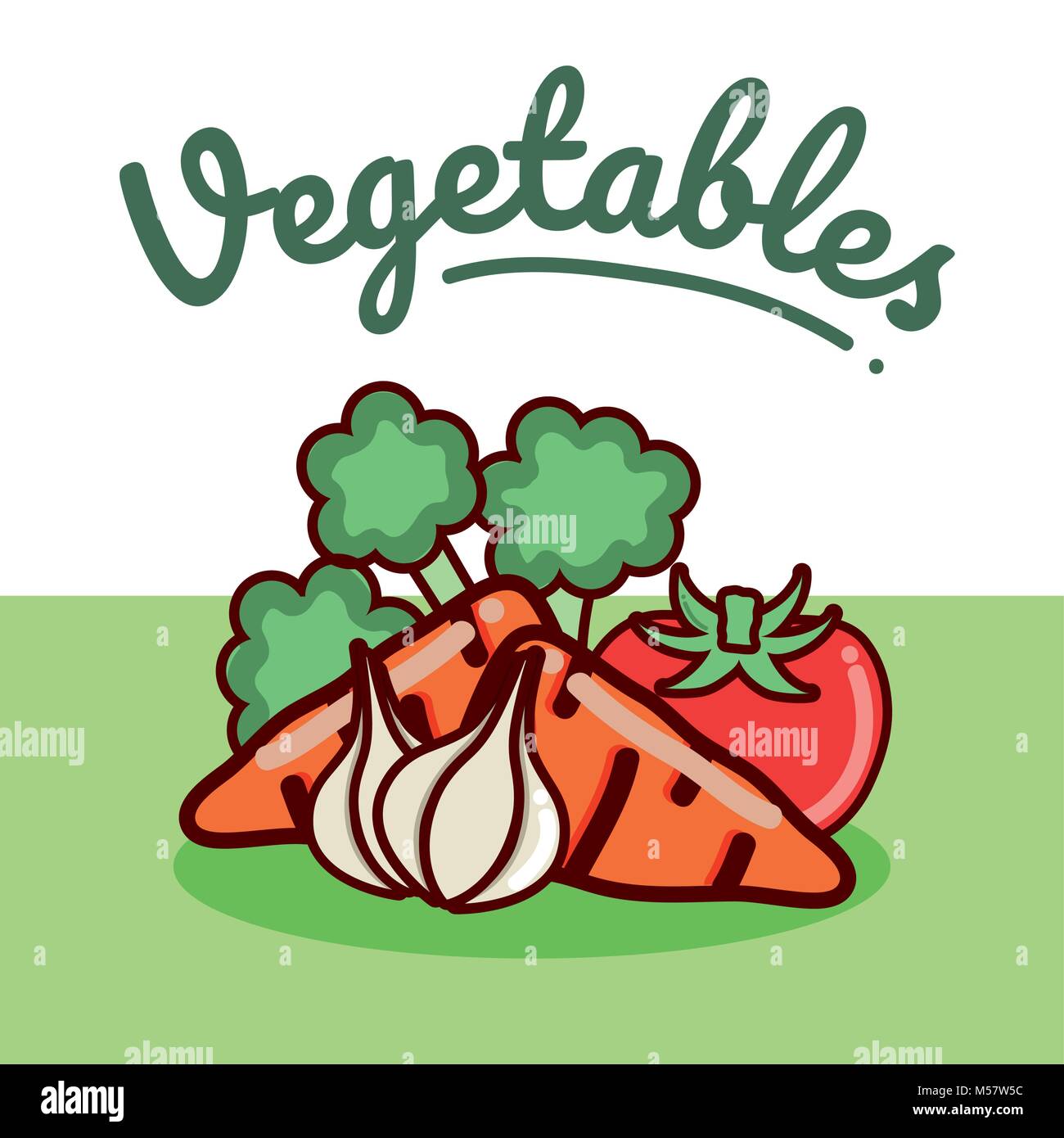 Set of vegetables Stock Vector Image & Art - Alamy