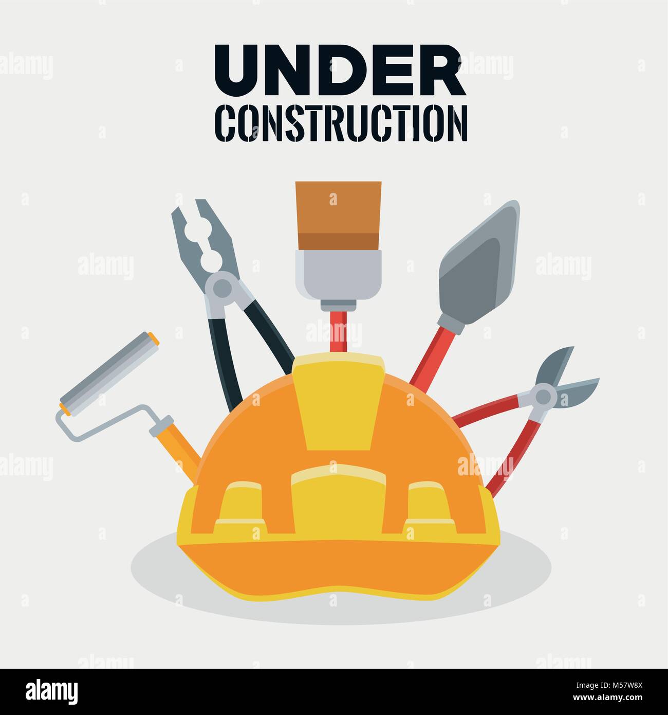 Under construction equipment tools Stock Vector Image & Art - Alamy