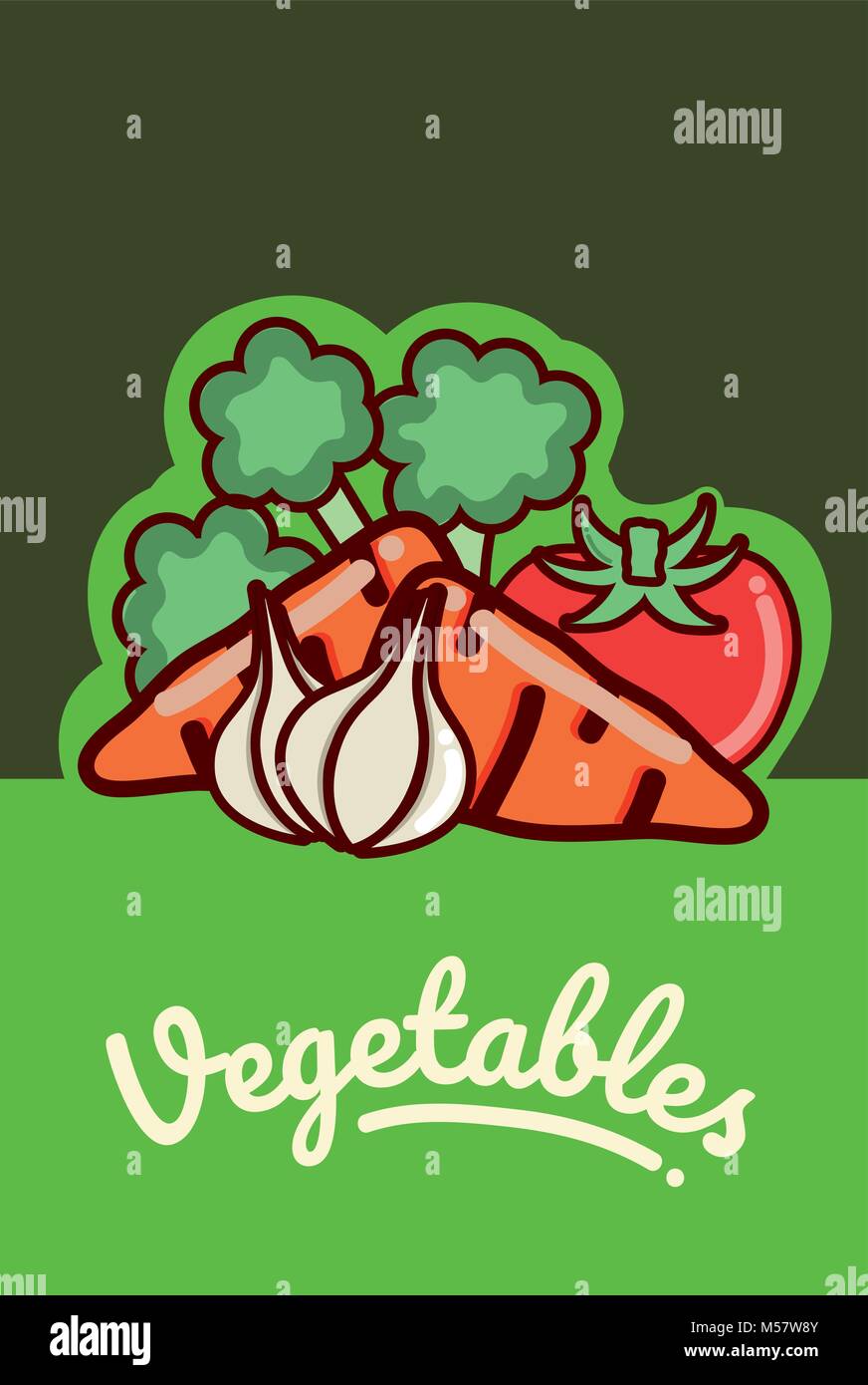 Set of vegetables Stock Vector Image & Art - Alamy