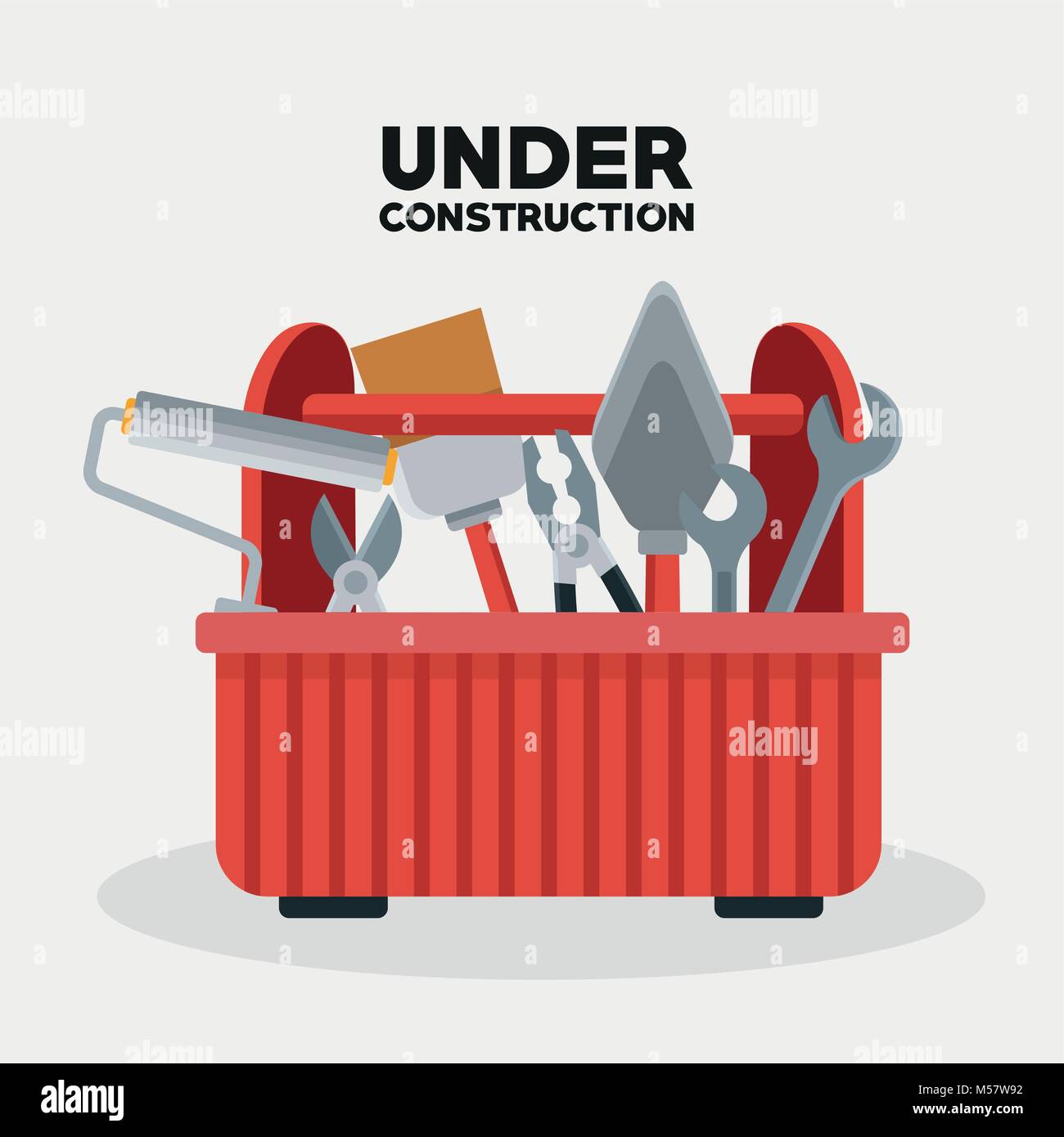 Under construction toolbox Stock Vector Image & Art - Alamy