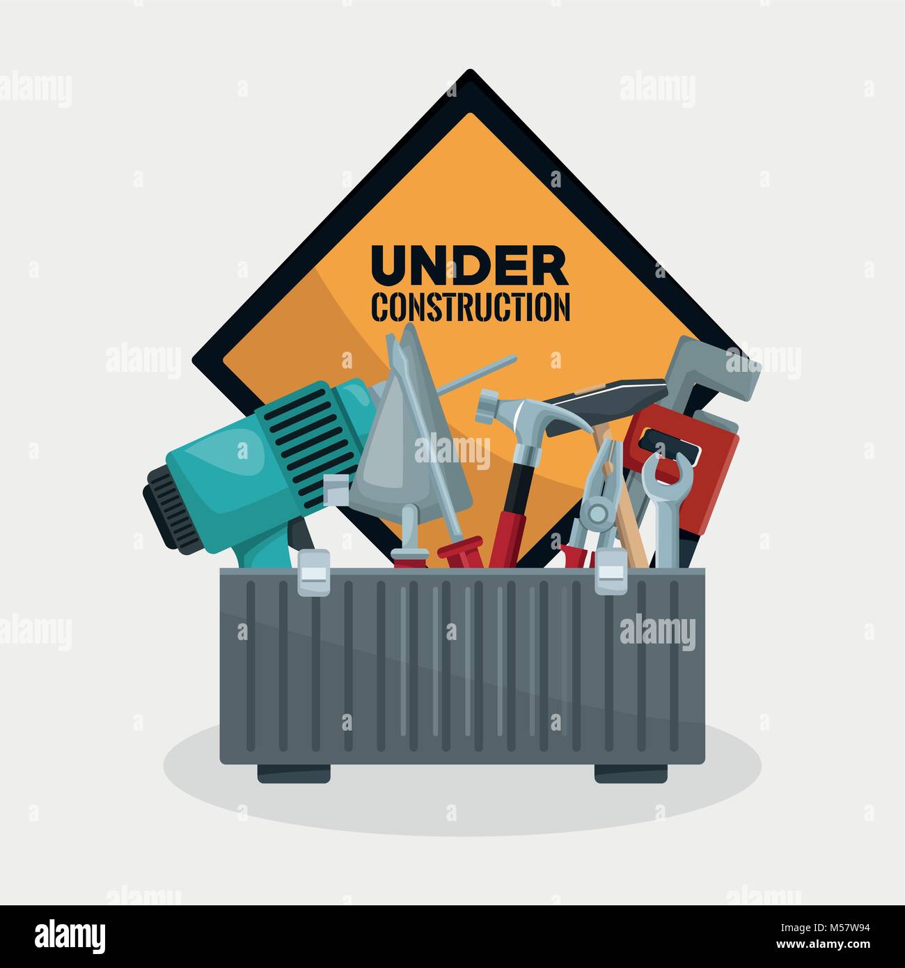 Under construction toolbox Stock Vector Image & Art - Alamy