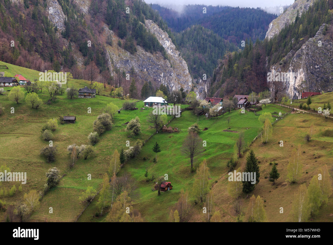 Magura village,a picturesque place from Brasov county, Transylvania
