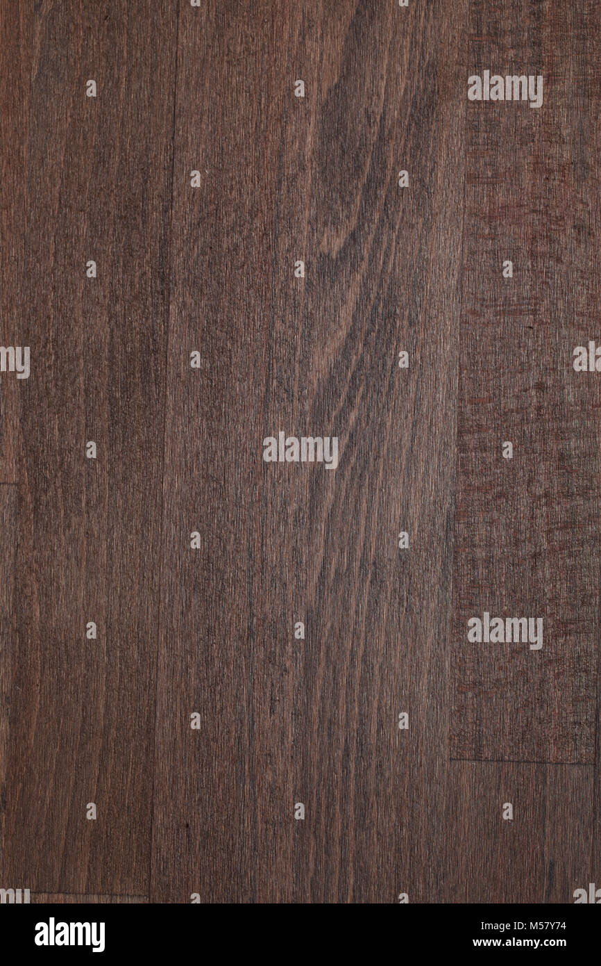 Texture Of Beech Wood Toned By Dark Walnut Wood Stain Stock Photo