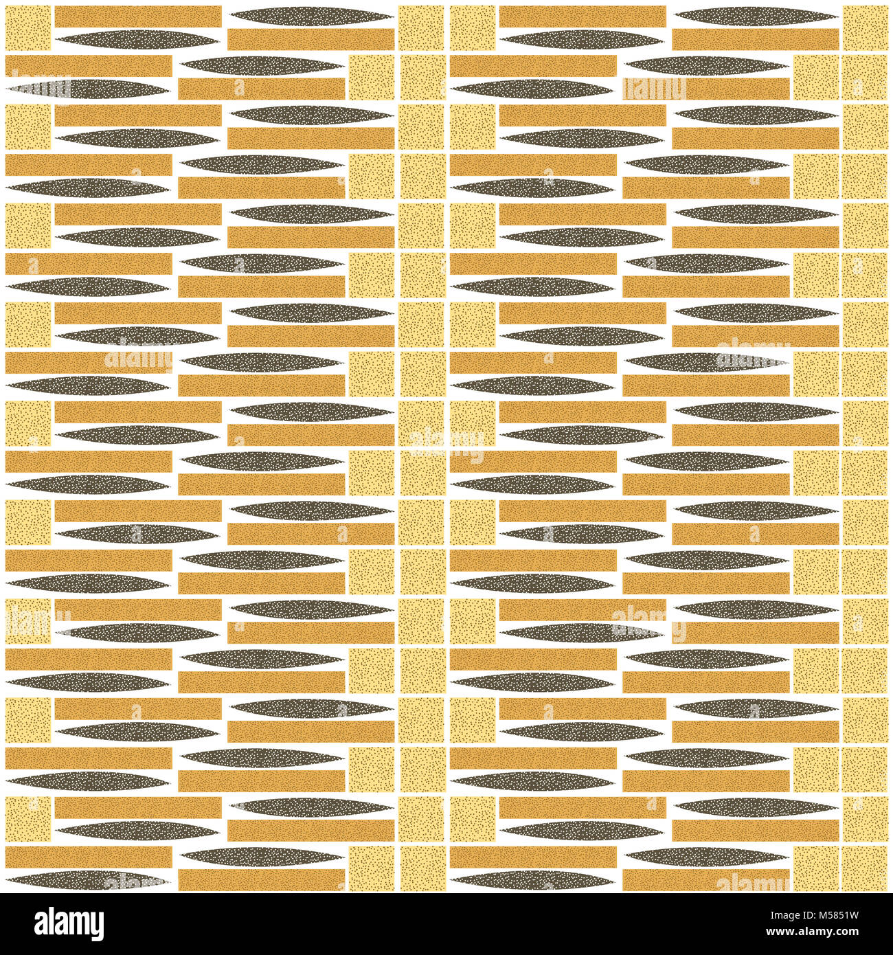 Gold mosaic pattern vector. Geometric background. Stock Photo