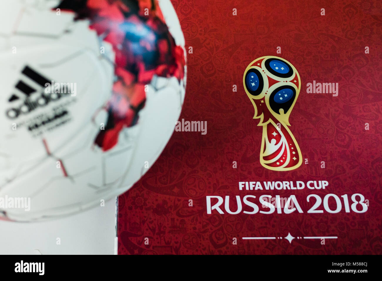 Official matchball for the fifa world cup 2018 hi-res stock photography and  images - Alamy