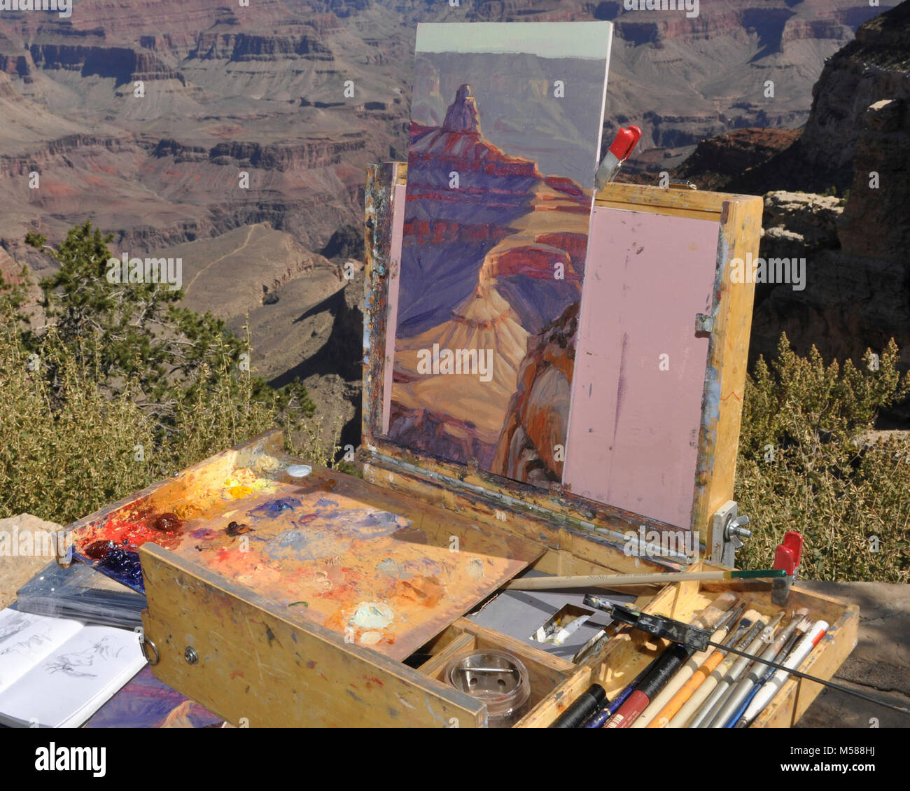 Grand Canyon Celebration of Art . Painting during the 2010 Celebration ...