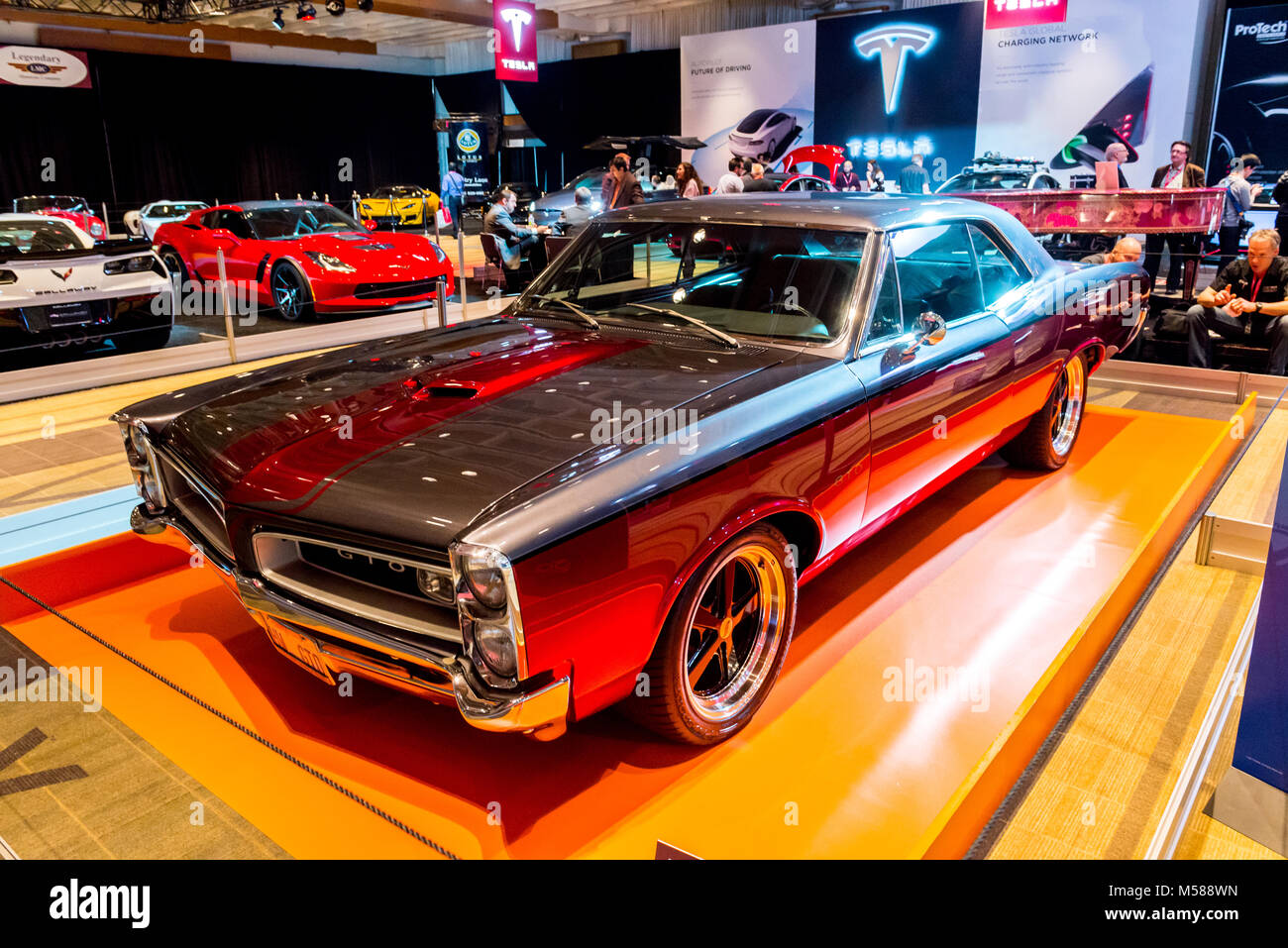 February 15, 2018. Toronto, Canada: Presentation of 1966 Pontiac GTO ...