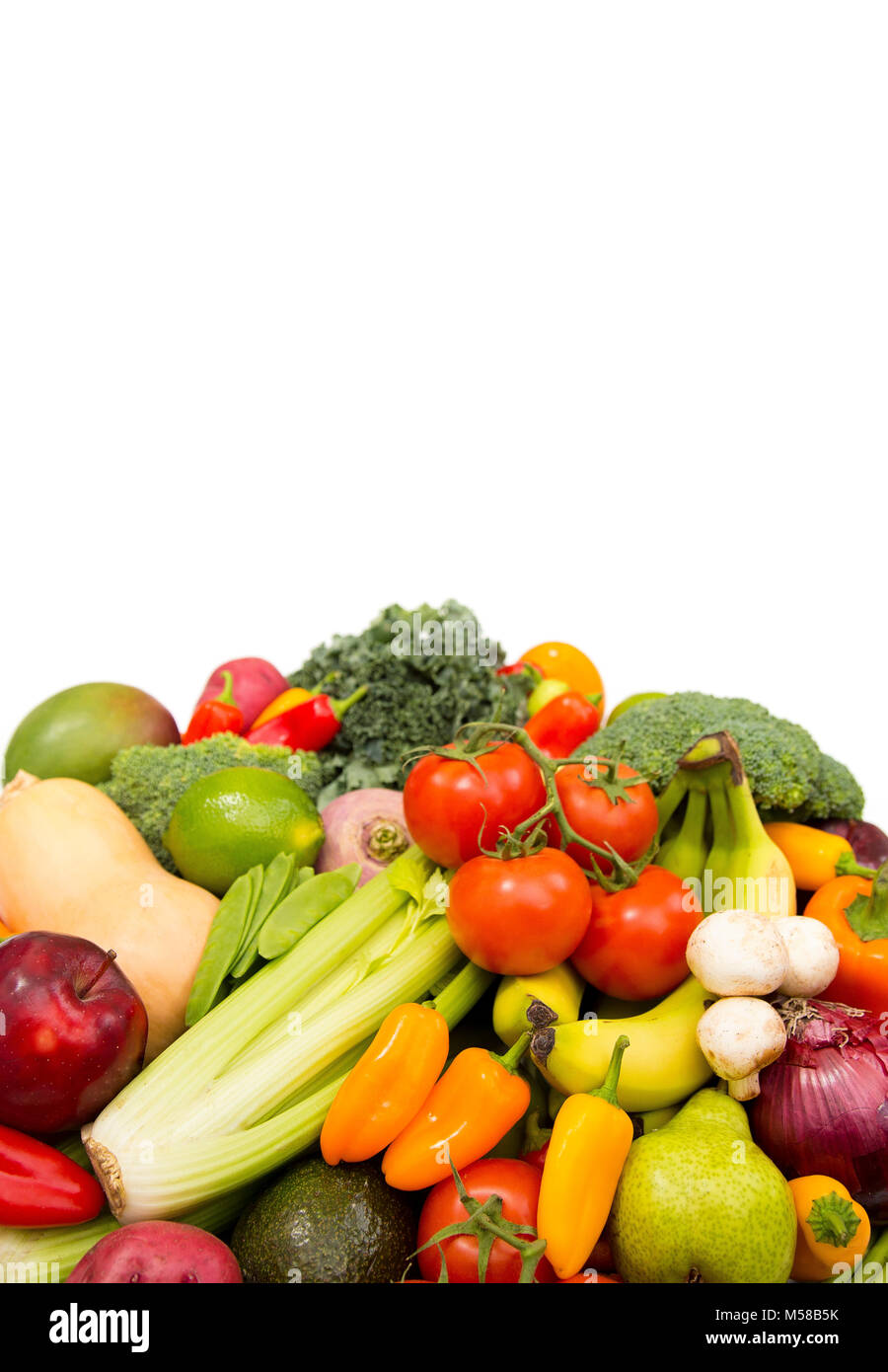 Beautify Array of Fresh Fruits and Vegetables Stock Photo - Alamy