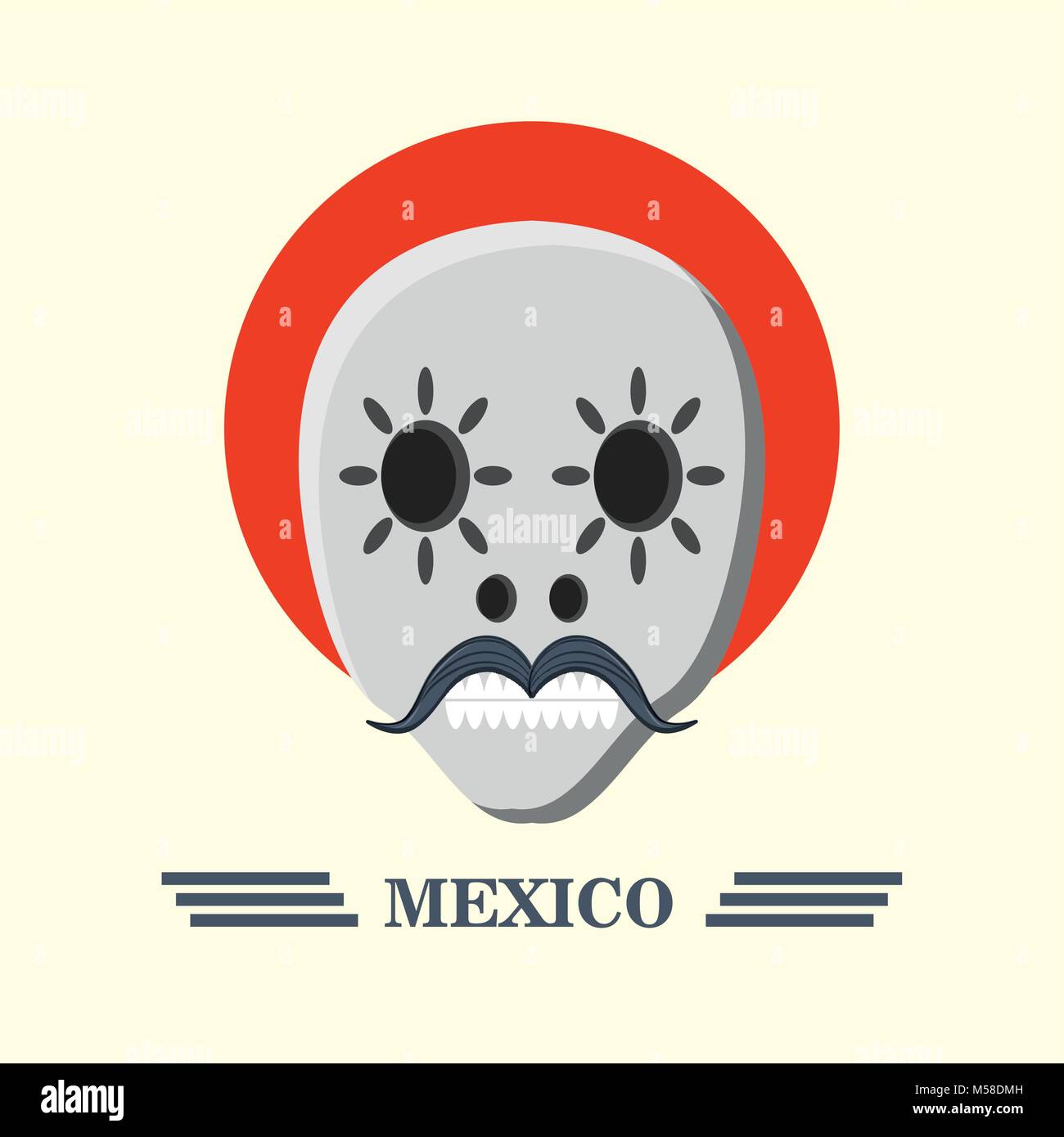 Mexico concept design Stock Vector