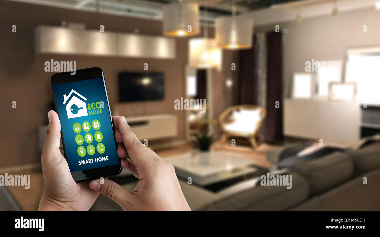 Internet of things iot Remote home control to modern living room system ...