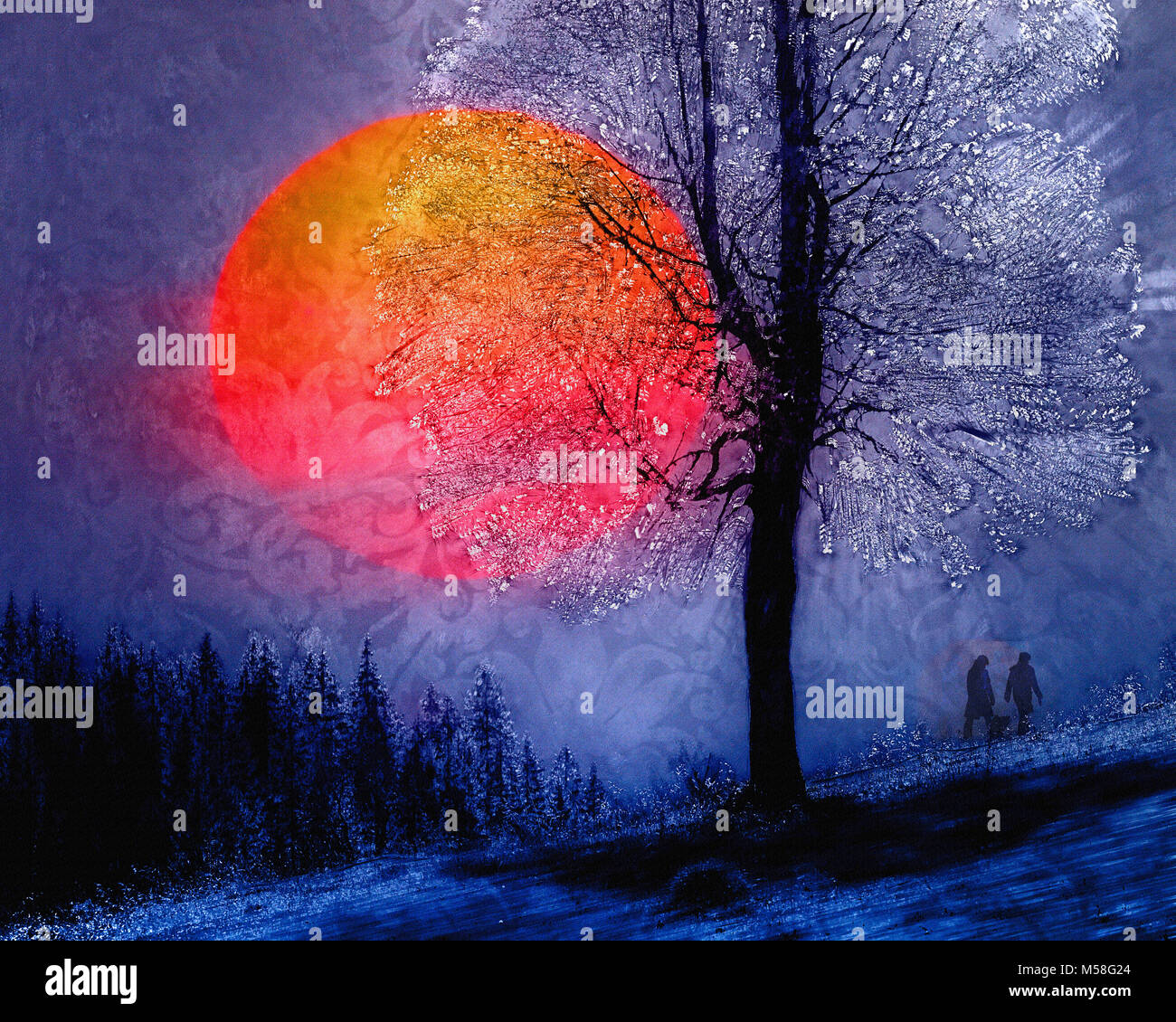 DIGITAL ART First Light Stock Photo Alamy