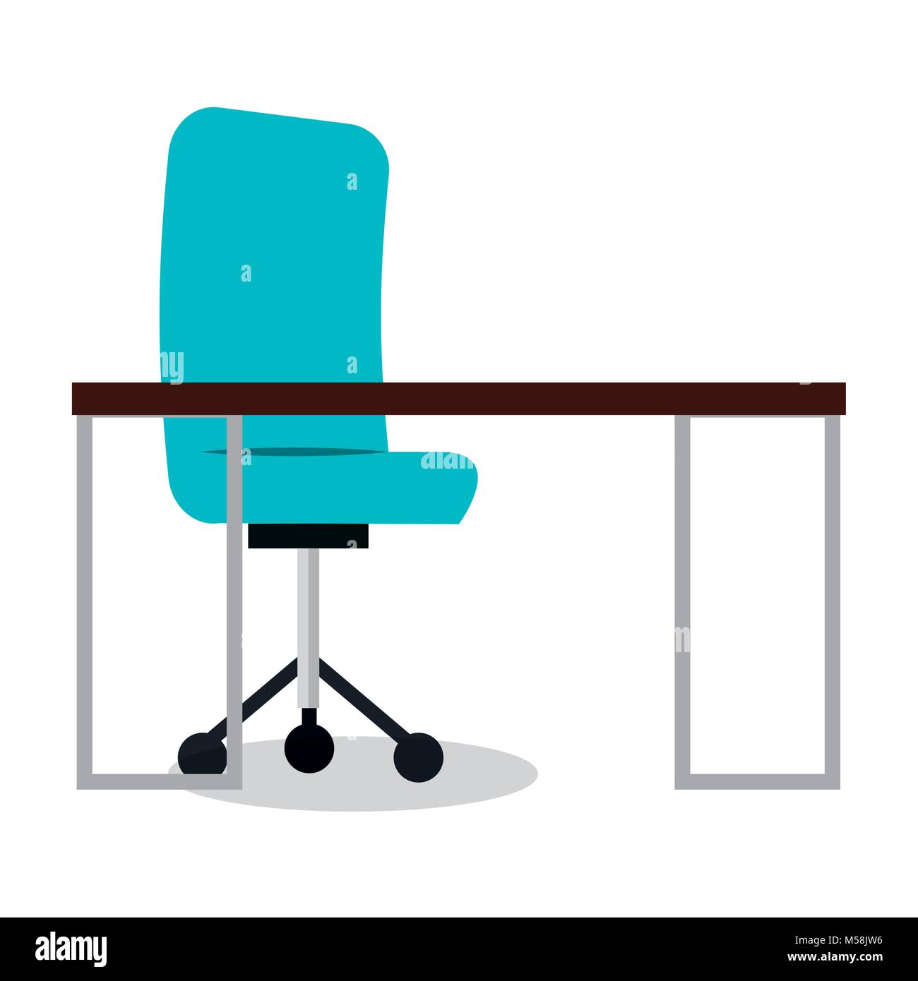 business office workplace icon Stock Vector Image & Art - Alamy
