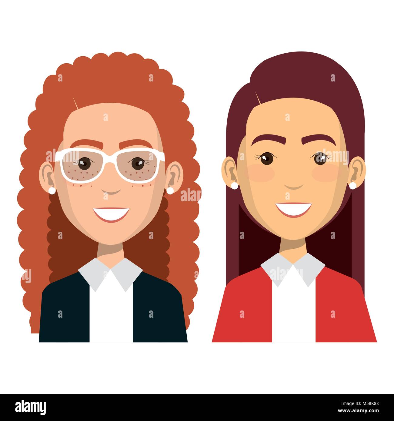 group of businesswoman teamwork Stock Vector Image & Art - Alamy