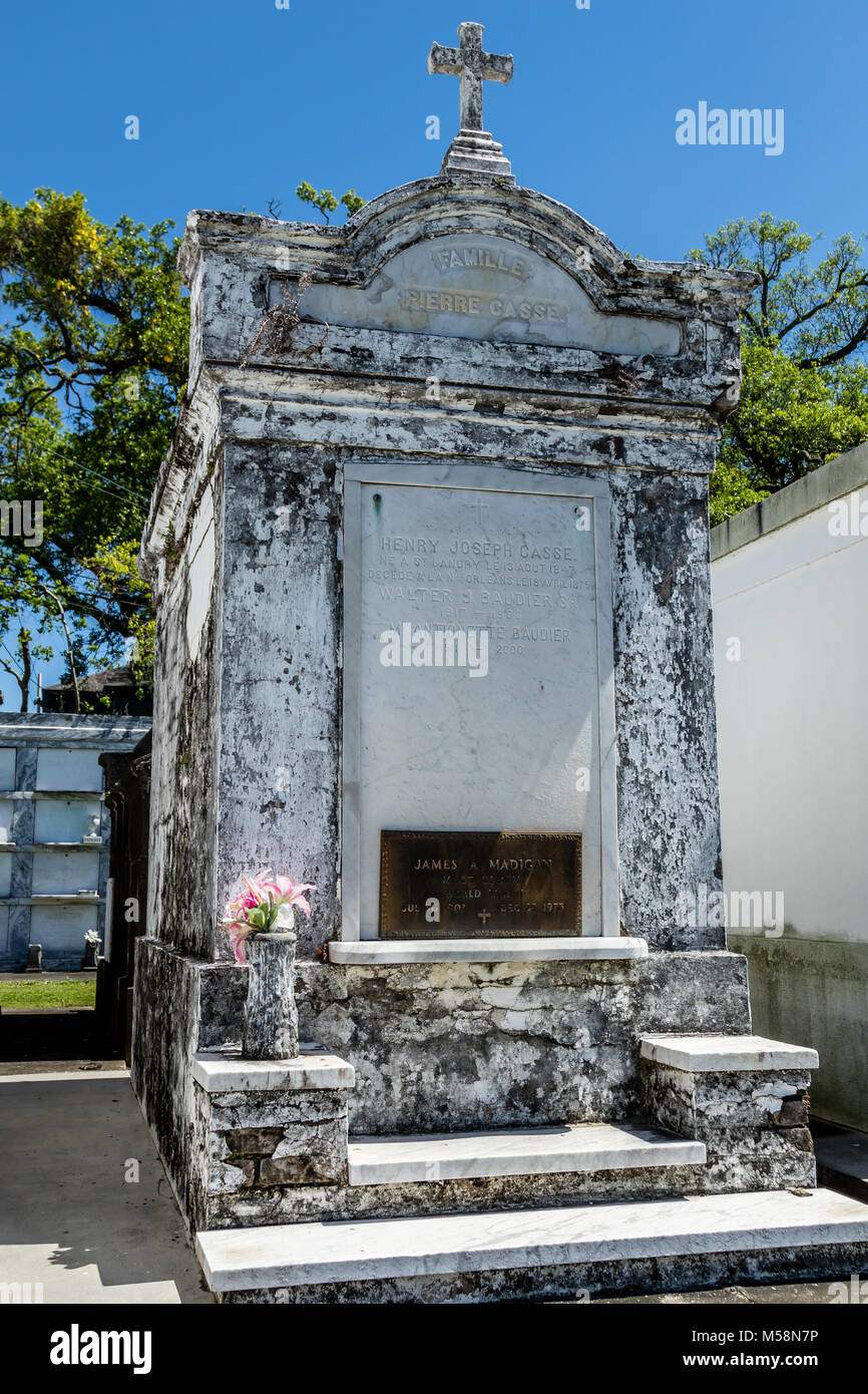 New Orleans Cemeteries Stock Photo