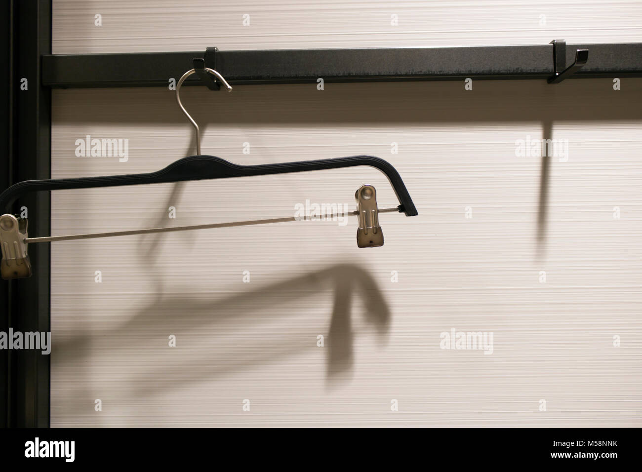 Clothes hanger Stock Photo