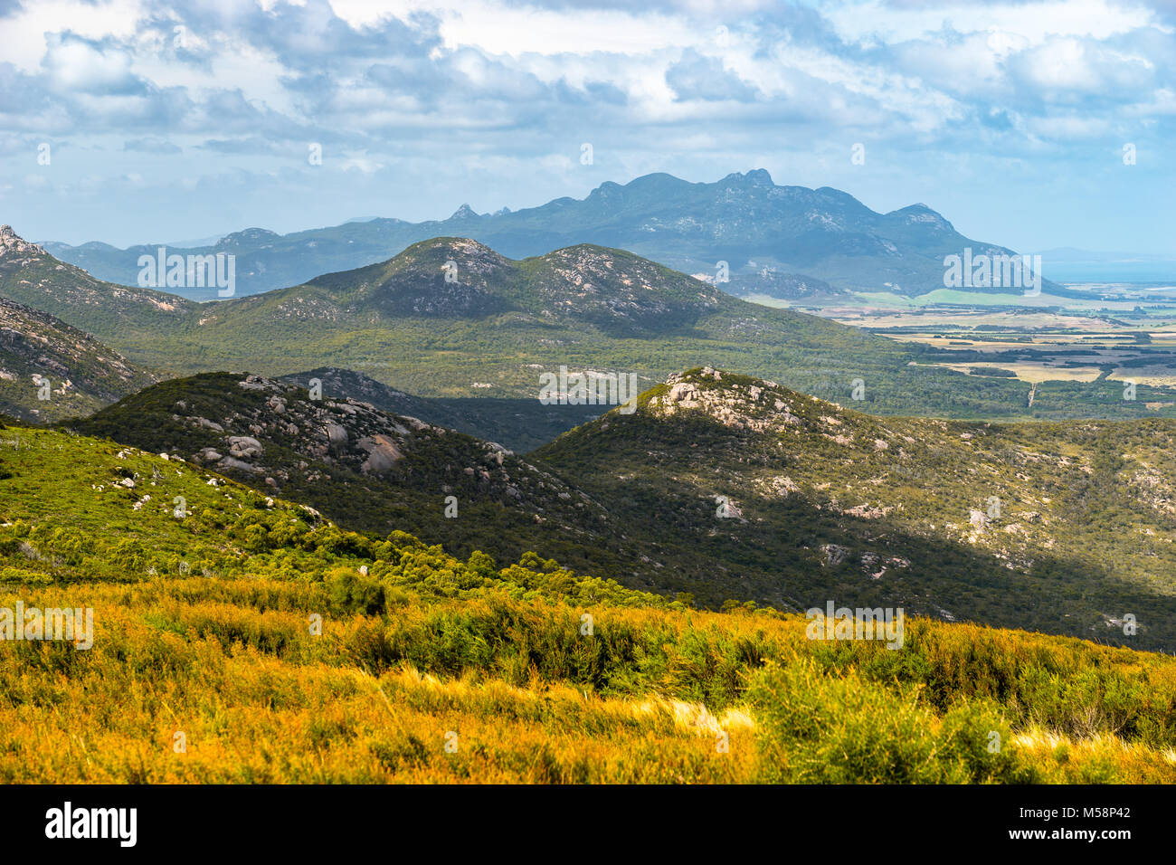 Walkers lookout on Flinders Island, Tasmania Stock Photo Alamy