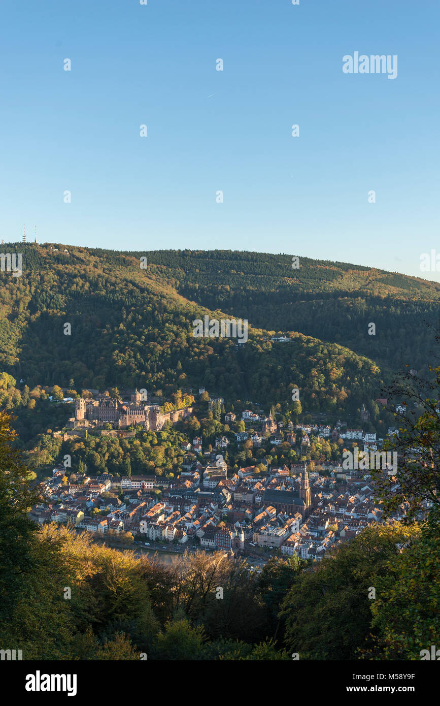 Heiligenberg, Heidelberg, Baden-Württemberg, Deutschland, Europa Stock Photo