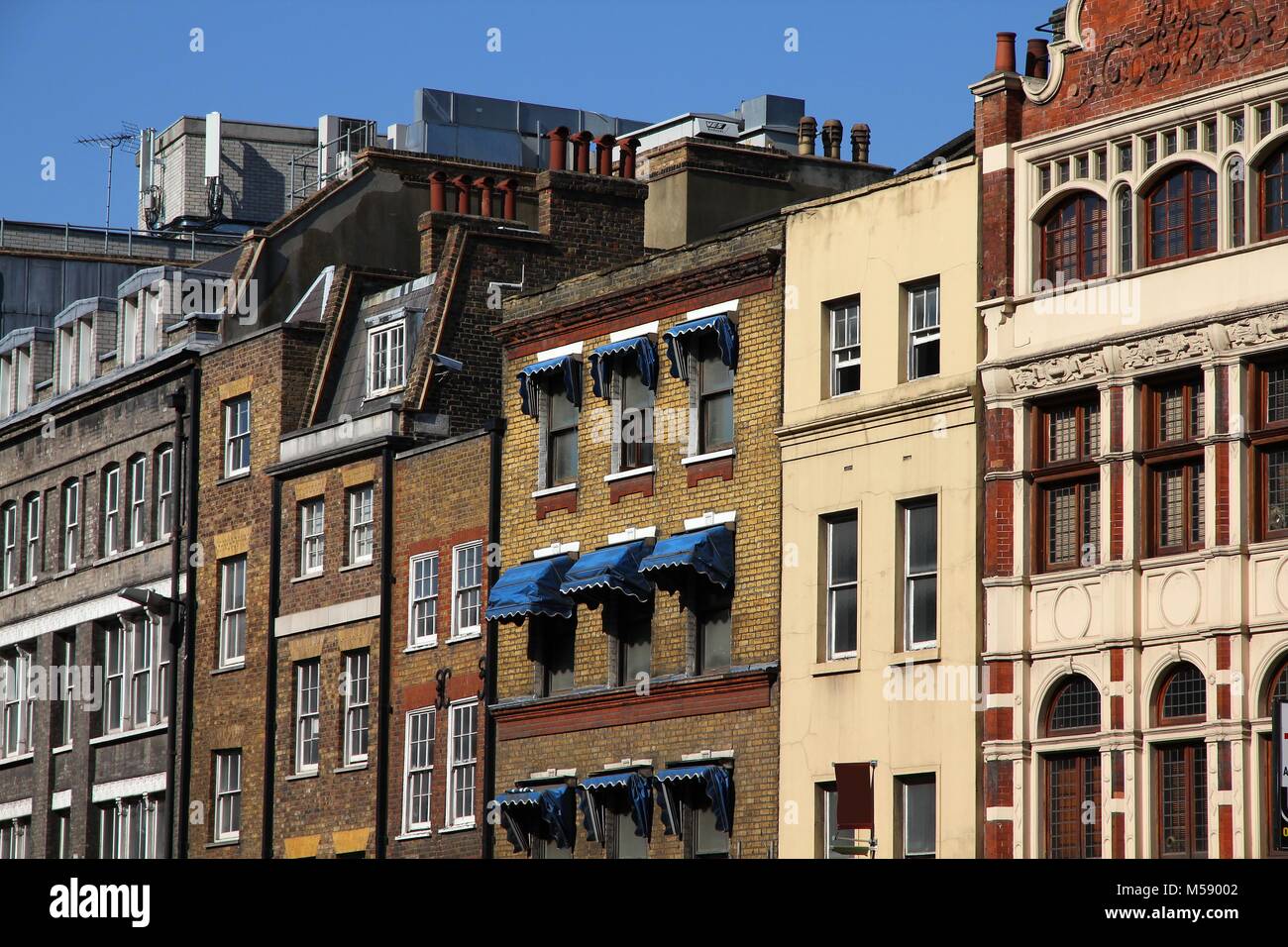 London, United Kingdom - typical English residential architecture Stock ...