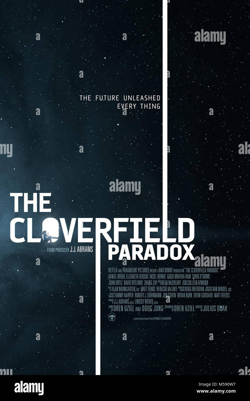 THE CLOVERFIELD PARADOX, poster, 2018. /© Netflix /Courtesy Everett  Collection Stock Photo - Alamy