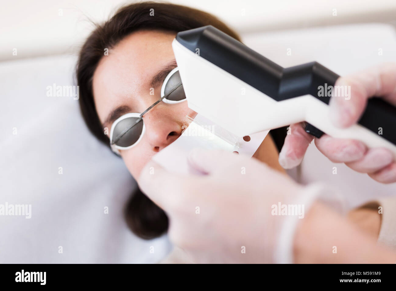 Dermatology consultation Stock Photo