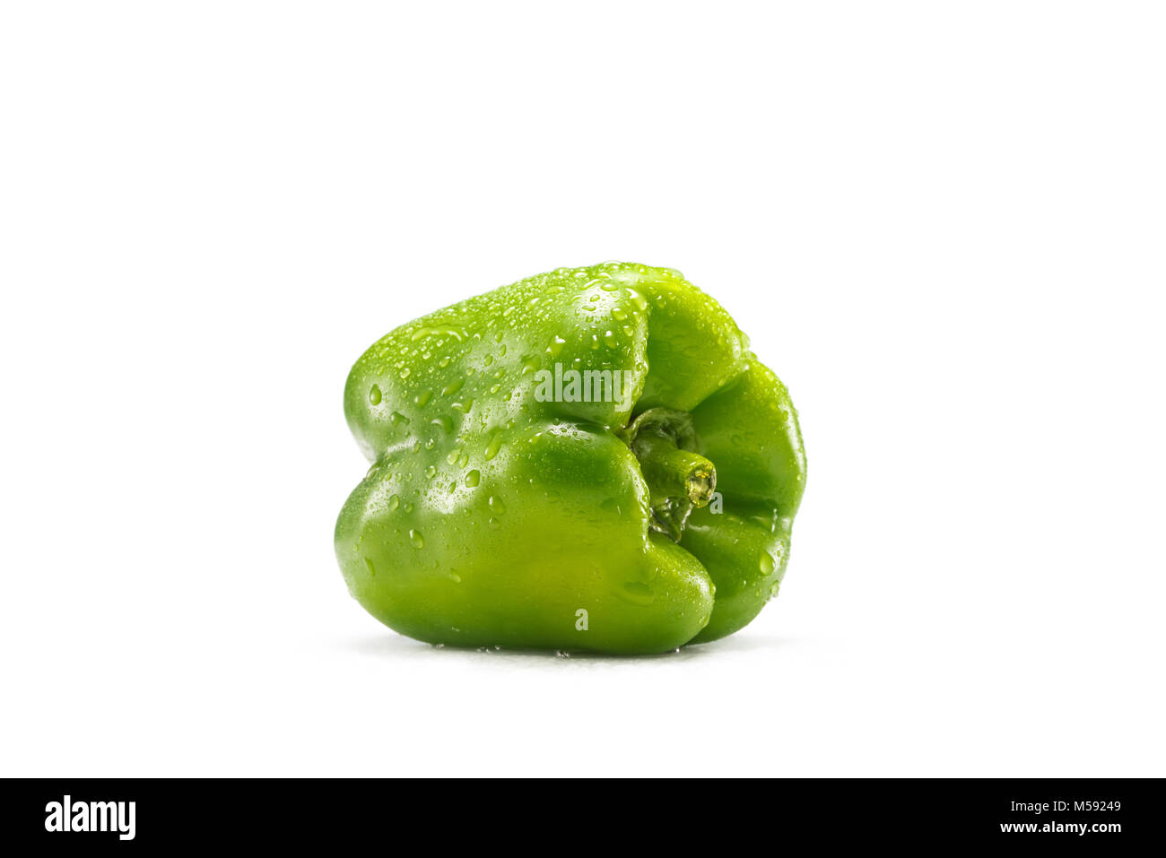 green bell pepper Stock Photo Alamy
