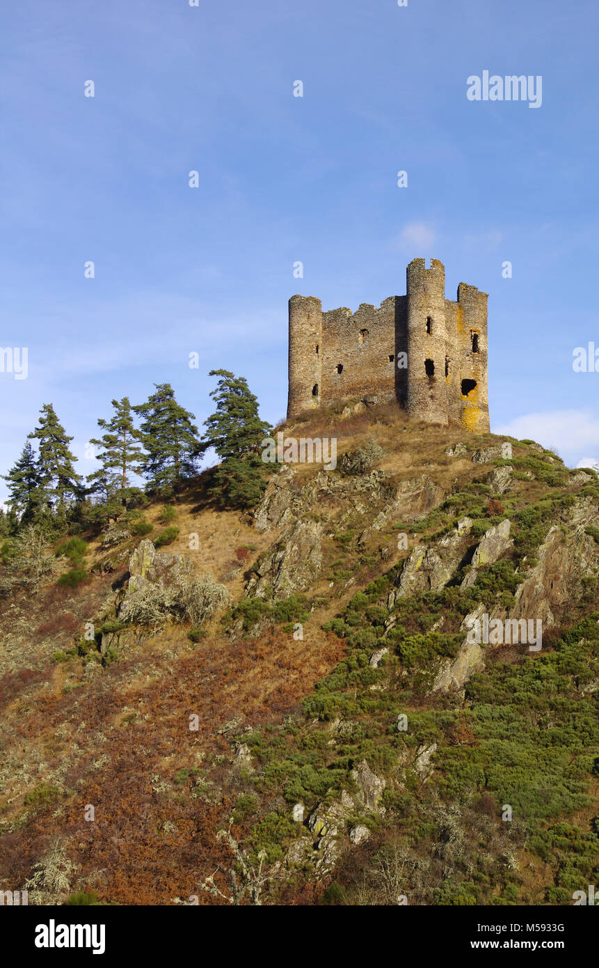ruins of medieval castle Stock Photo