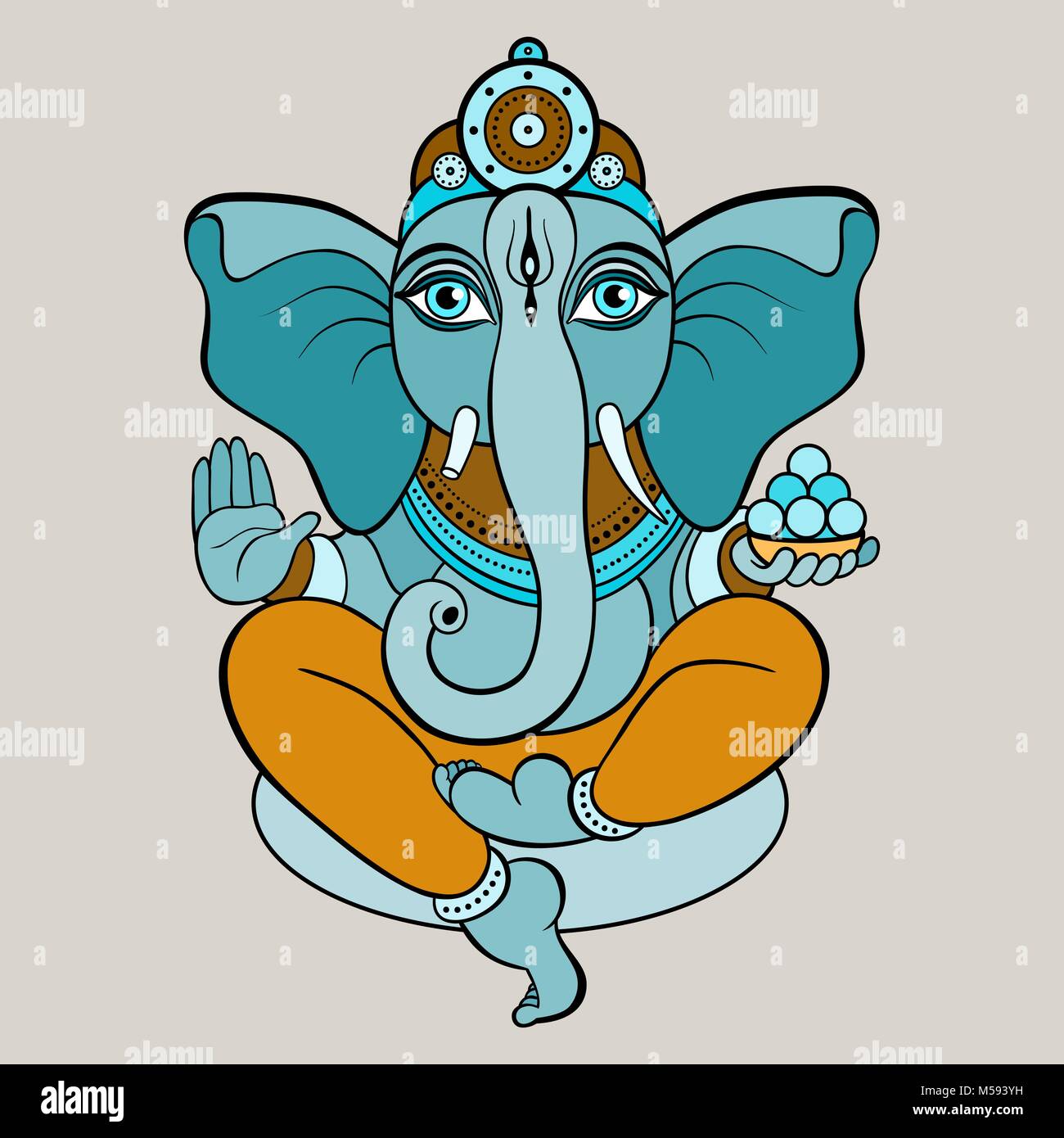 Ganesha Ganesh Chaturthi Drawing, ganesha, putih, mamalia png | PNGEgg-saigonsouth.com.vn