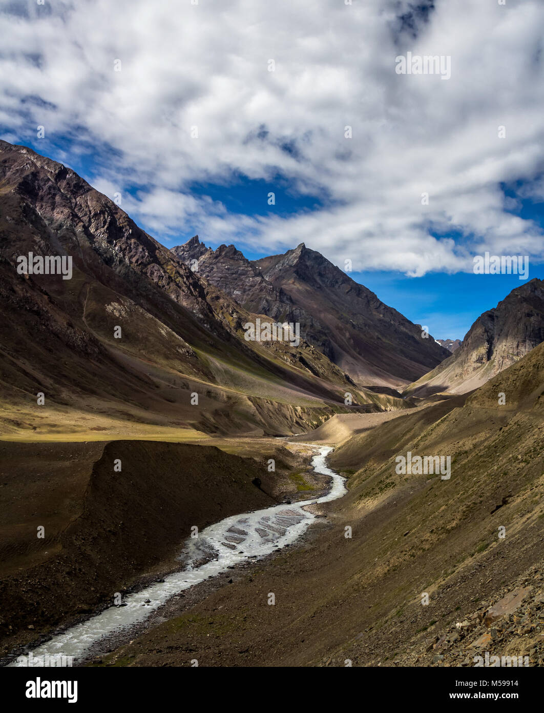 The mighty himalayan landscape Stock Photo