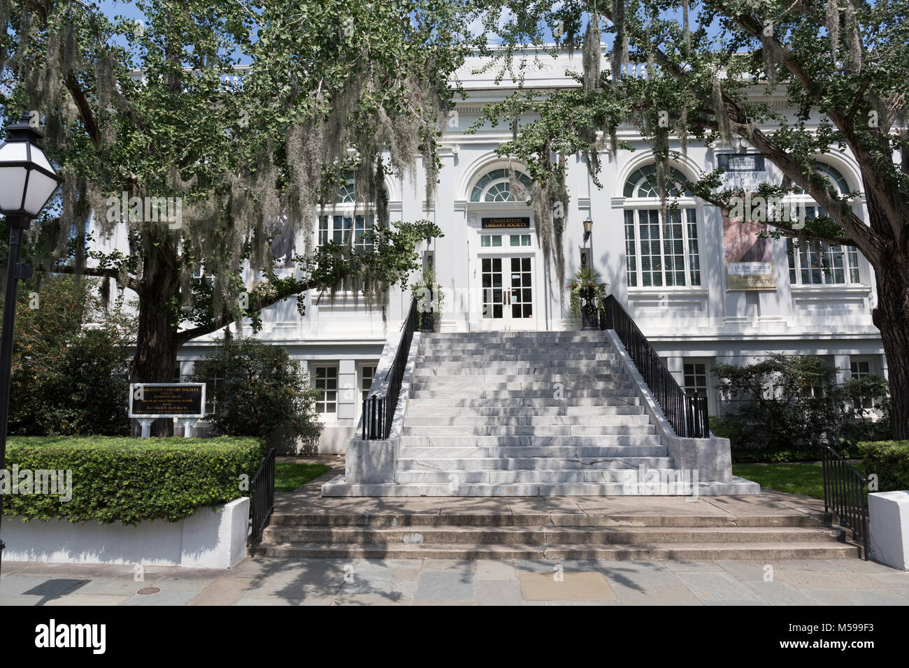 Charleston Library Society South Carolina Stock Photo Alamy
