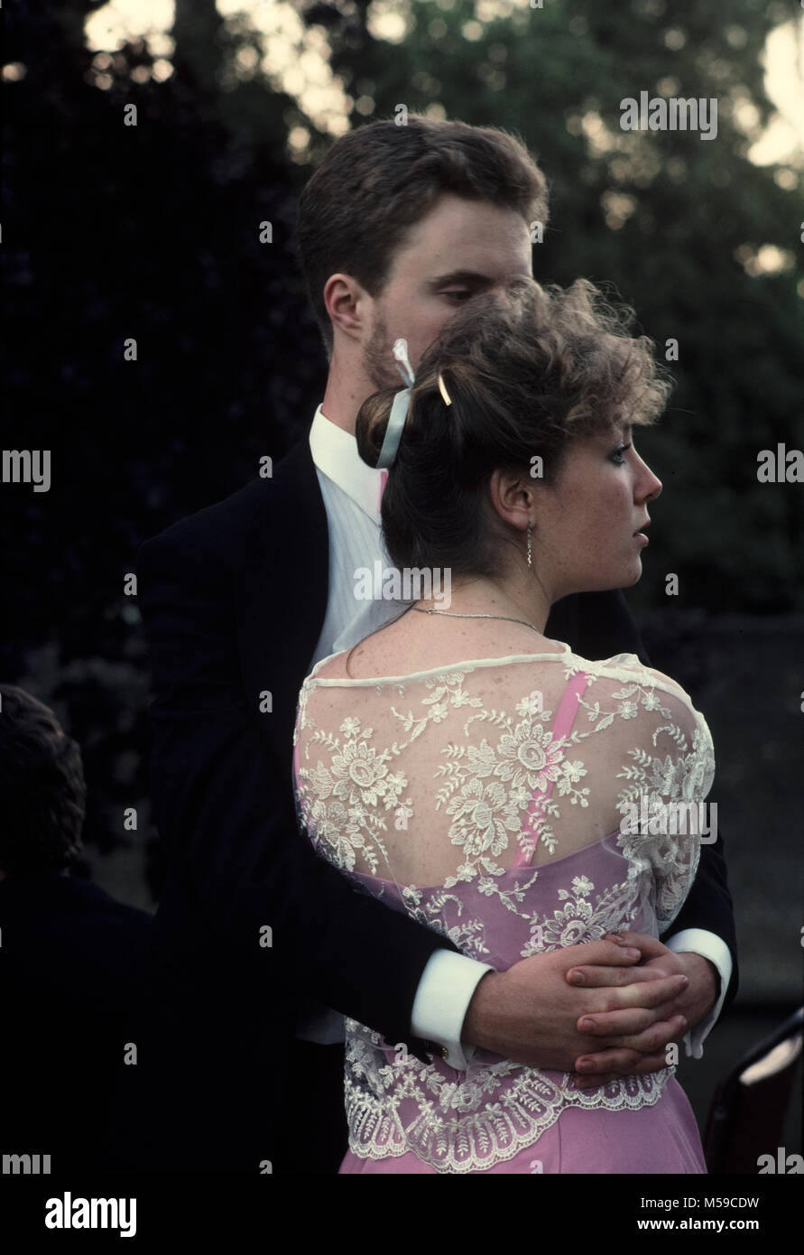 Trinity College Cambridge May Ball 1986 Photographed with permission for Stern Magazine Scanned in 2018 Stock Photo