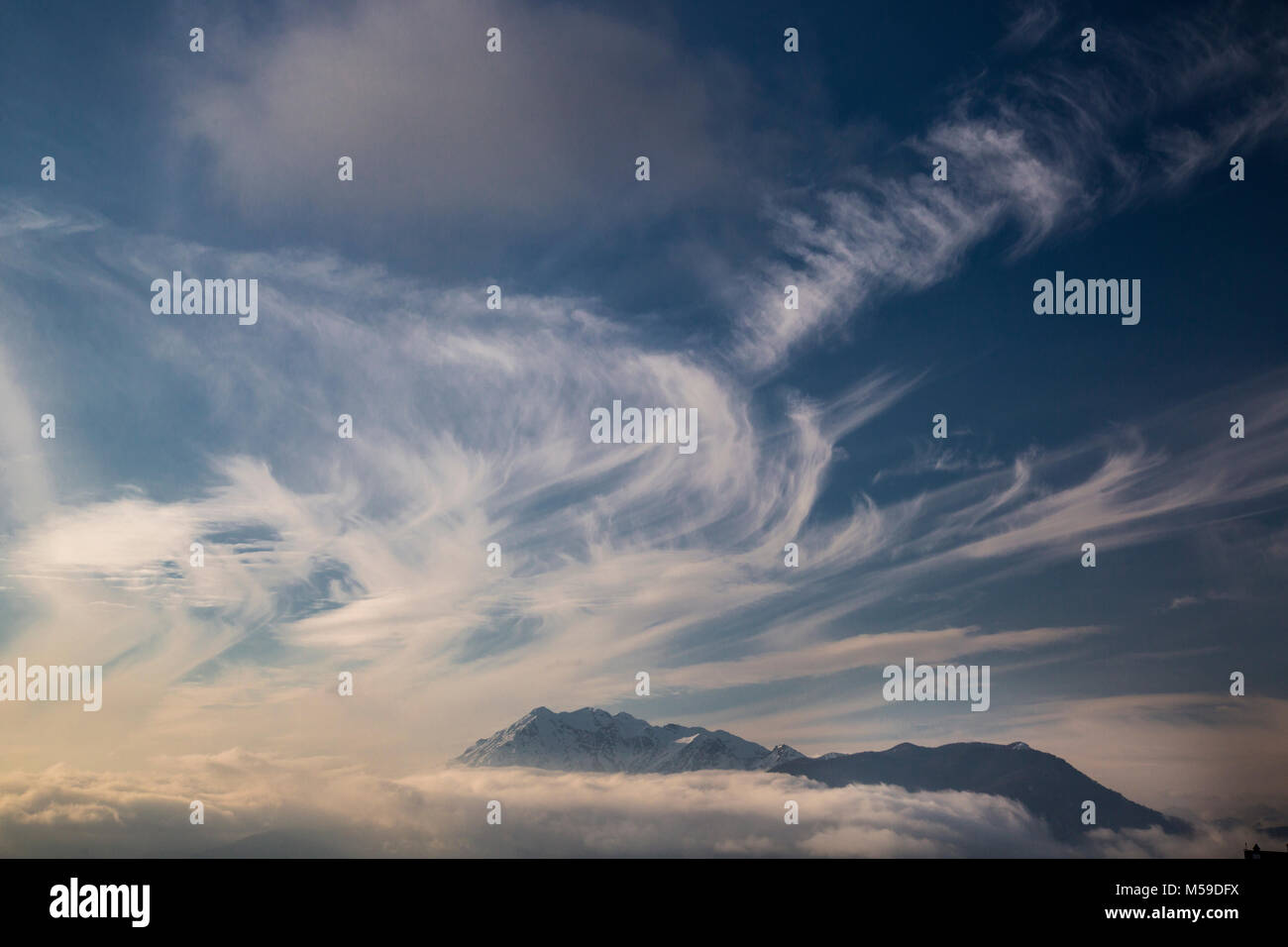 Natural sky and clouds background Stock Photo - Alamy