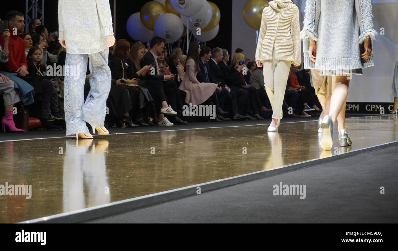 International Fashion Trade Show Moscow Stock Photo Alamy
