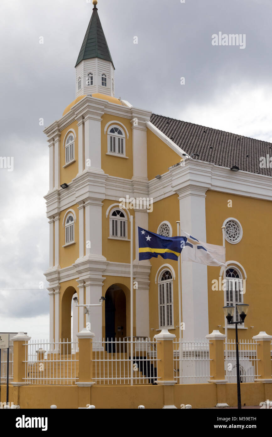 The Public Prosecutor's Office in Willemstad Curacao Stock Photo