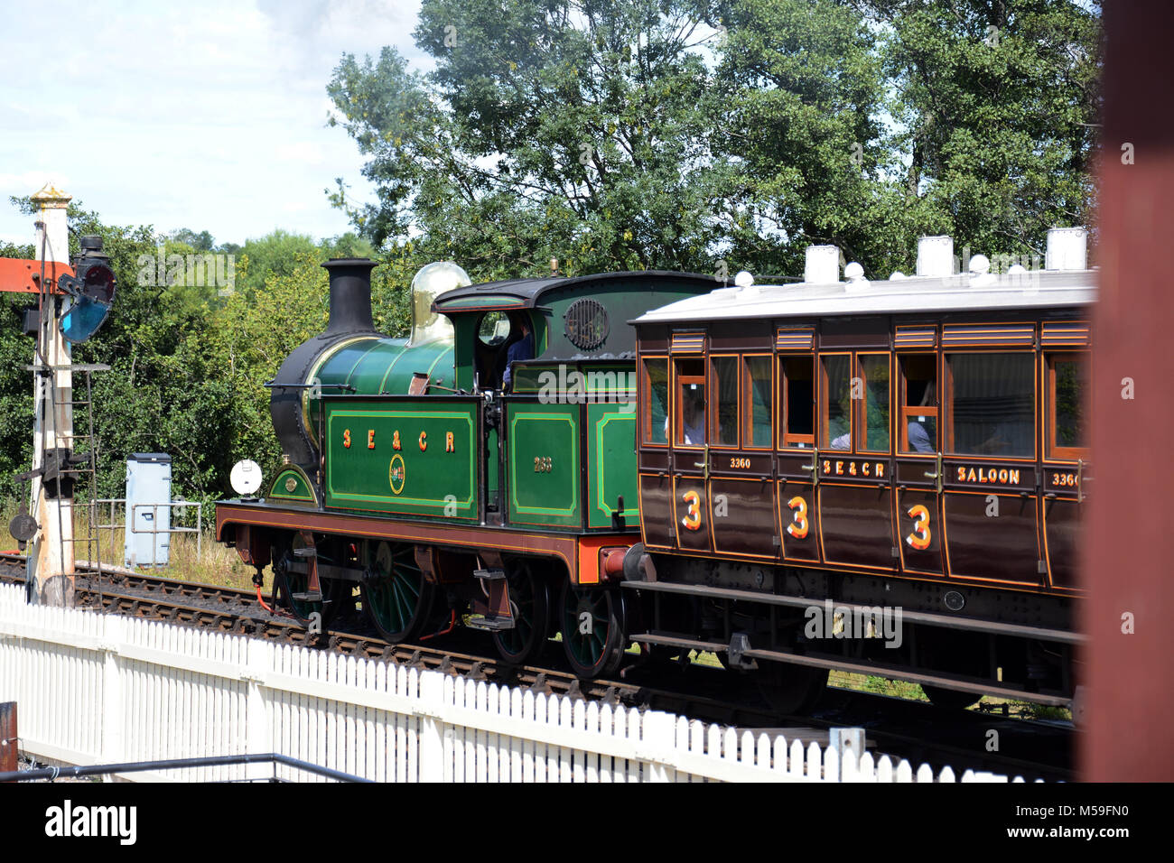 263 Under Steam At The Bluebell Railway - Steam Train Preservation In 