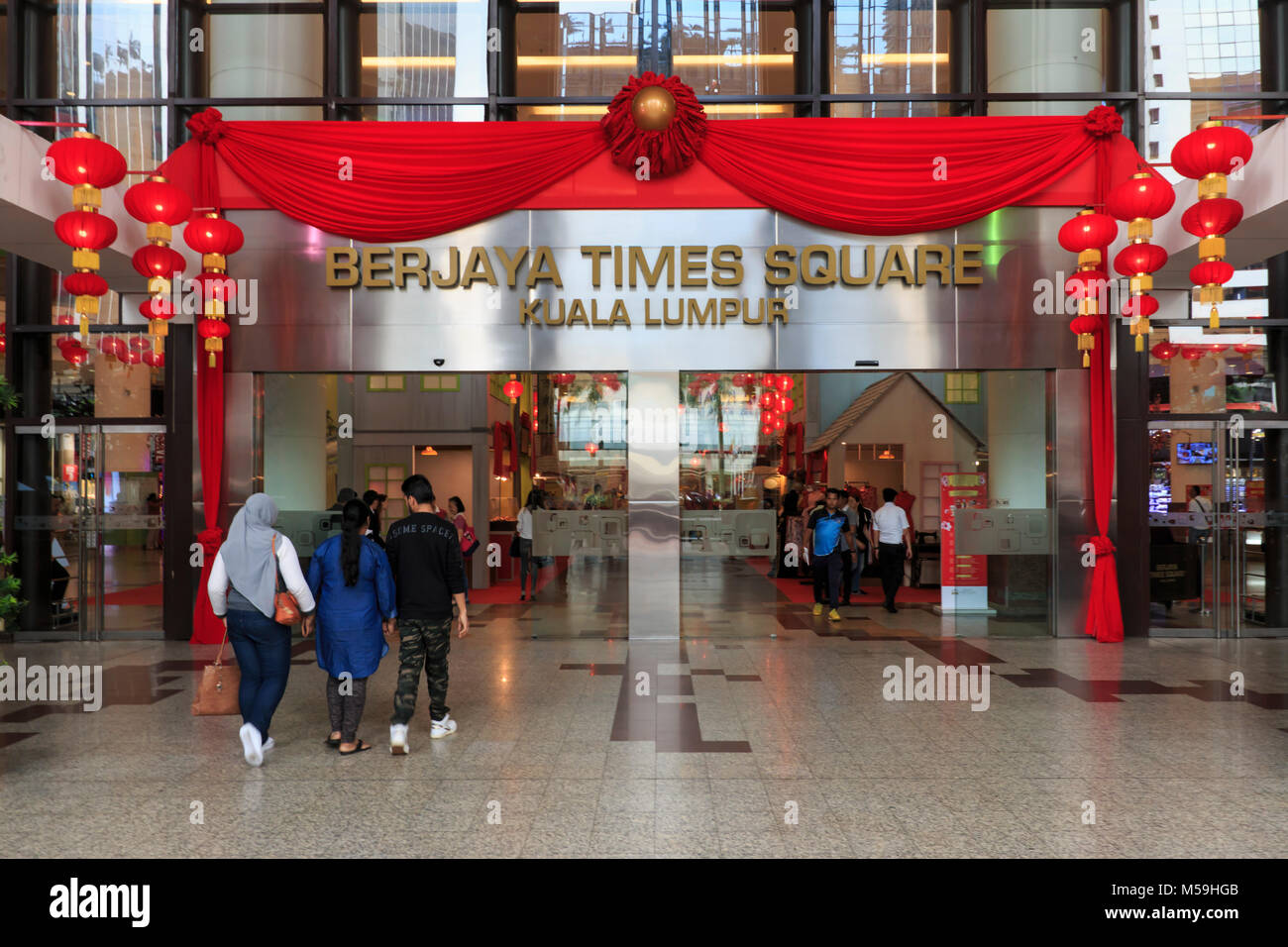 Berjaya Times Square Shopping Mall High Resolution Stock Photography And Images Alamy