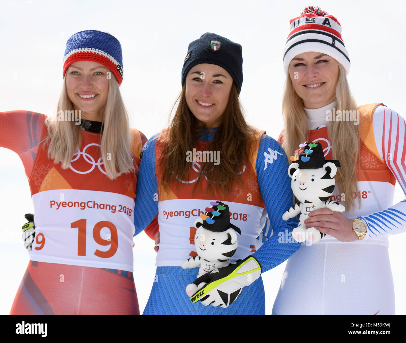 Pyeongchang, South Korea. 21st Feb, 2018. Pyeongchang, Olympics, Alpine ...