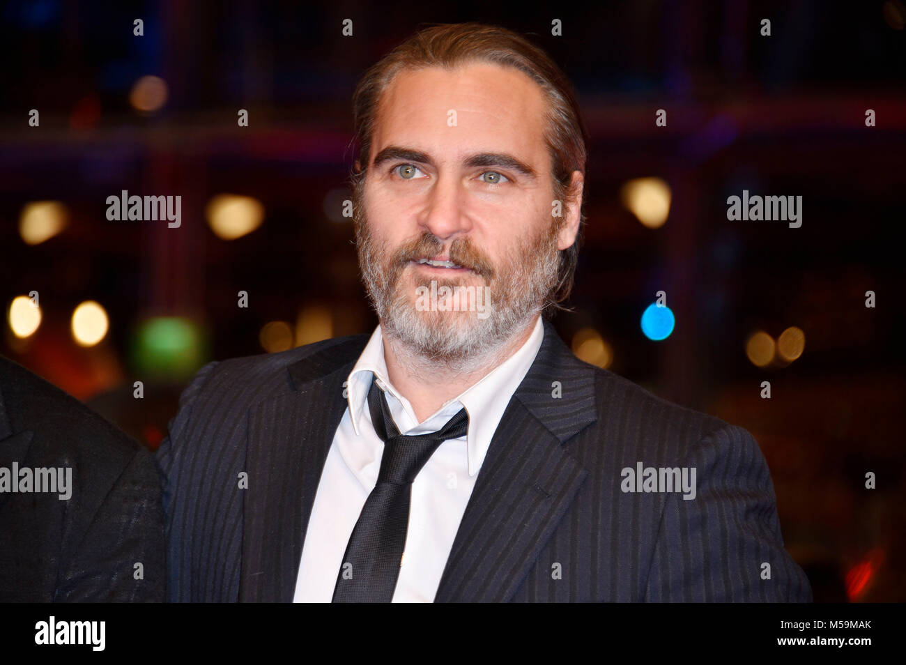 Joaquin Phoenix attending the 'Don't Worry, He Won't Get Far on Foot' premiere at the 68th Berlin International Film Festival / Berlinale 2018 at Berlinale-Palast on February 20, 2018 in Berlin, Germany. Stock Photo