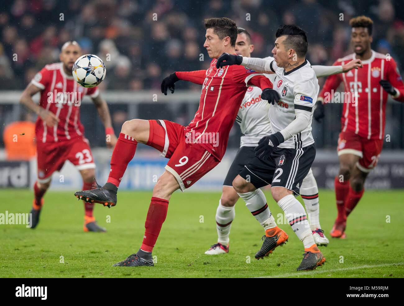 20 February 2018: Germany, Munich, Allianz Arena: Soccer, UEFA ...