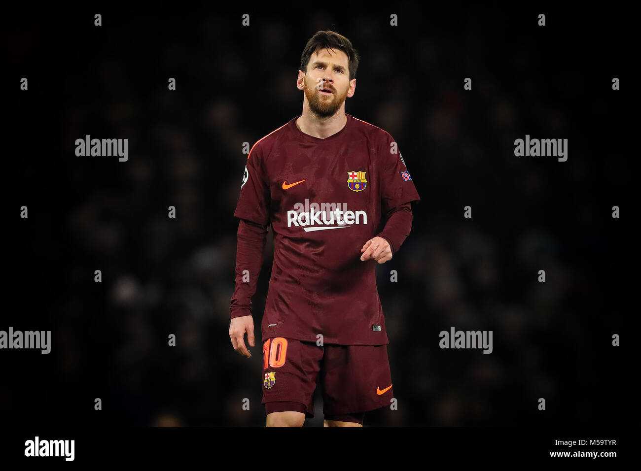 Leo messi fc barcelona footballer hi-res stock photography