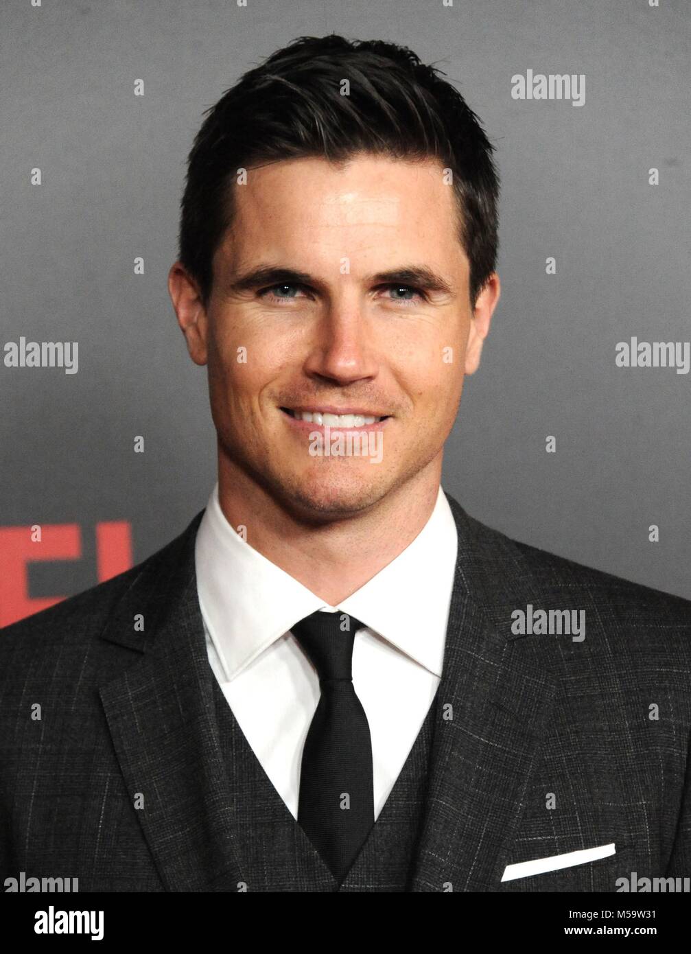 Los Angeles, CA, USA. 20th Feb, 2018. Robbie Amell at arrivals for WHEN ...