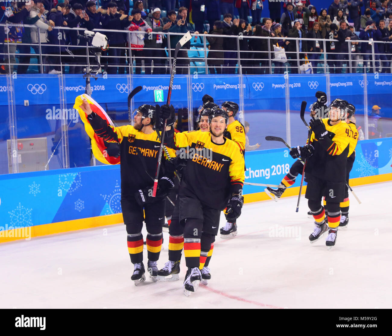 21 February 2018, South Korea, Gangneung, Olympics, Ice Hockey, Mens