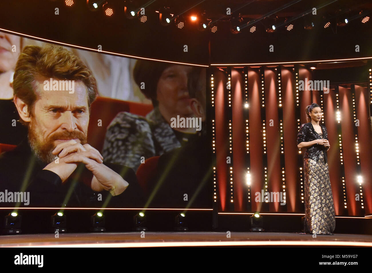 Annabelle Mandeng attends the Honorary Golden Bear Award Ceremony for