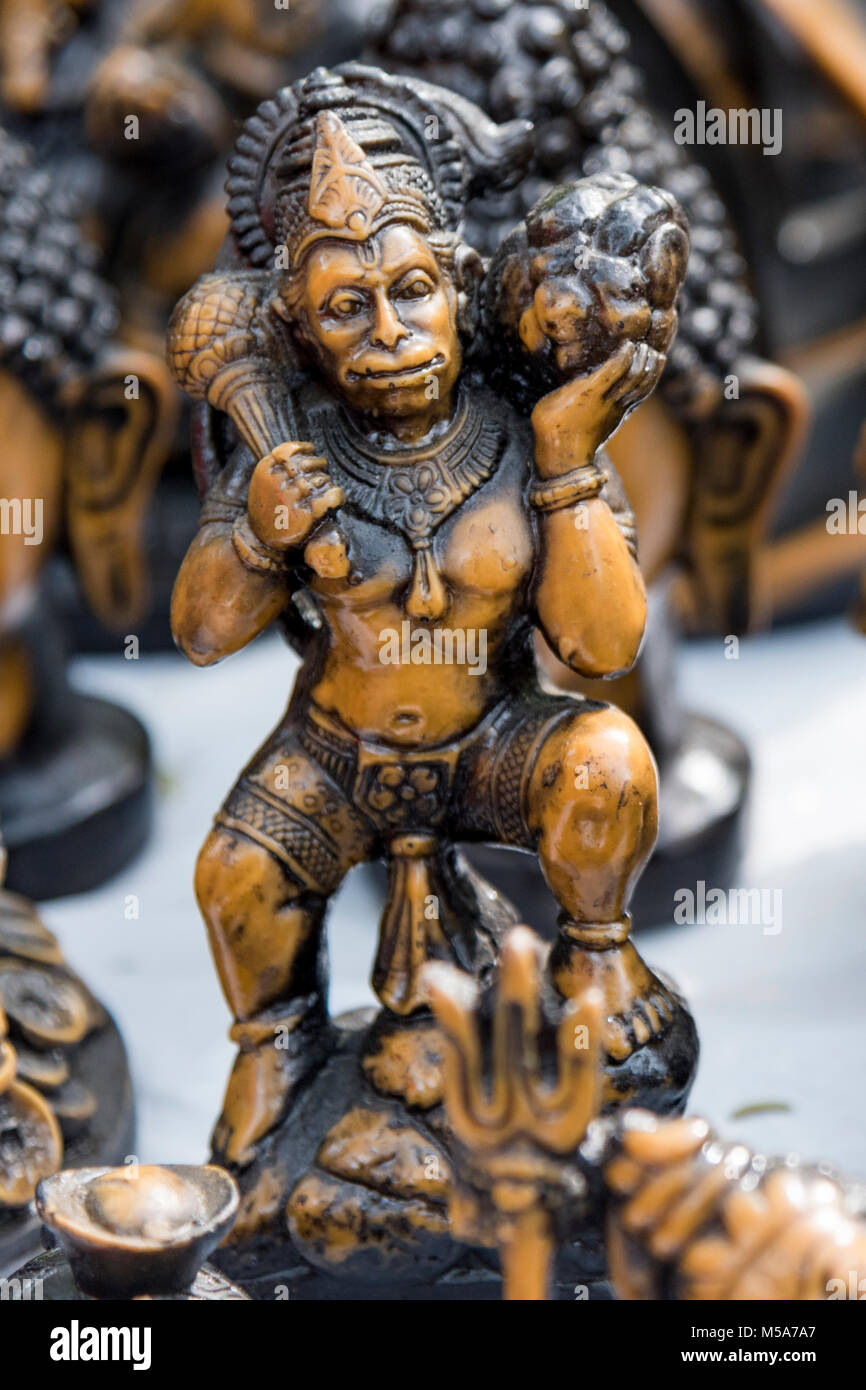 Beautiful hand made decorative items at a shop for sale. The crafts of